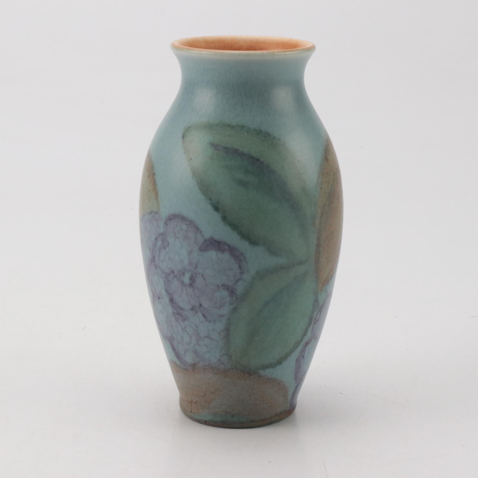 Wilhelmine Rehm for Rookwood Pottery Vellum Glaze Vase, 1929