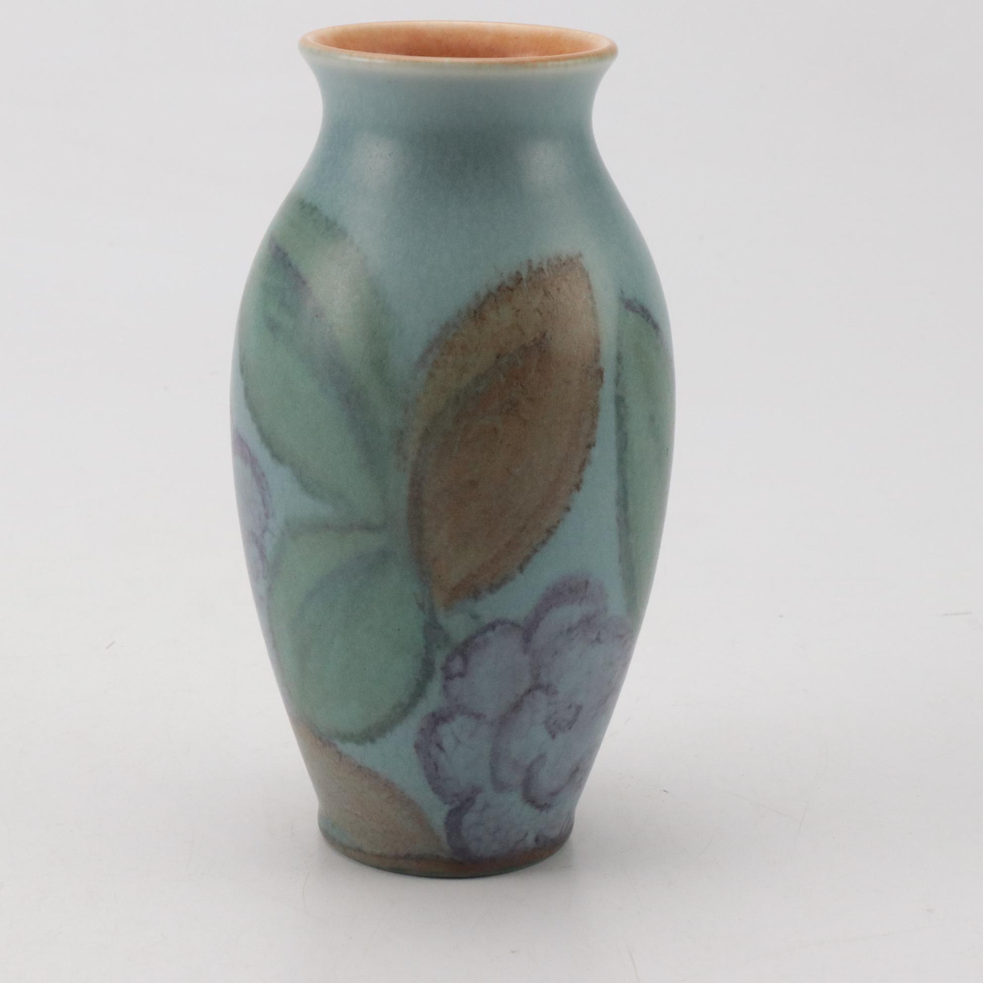 Wilhelmine Rehm for Rookwood Pottery Vellum Glaze Vase, 1929