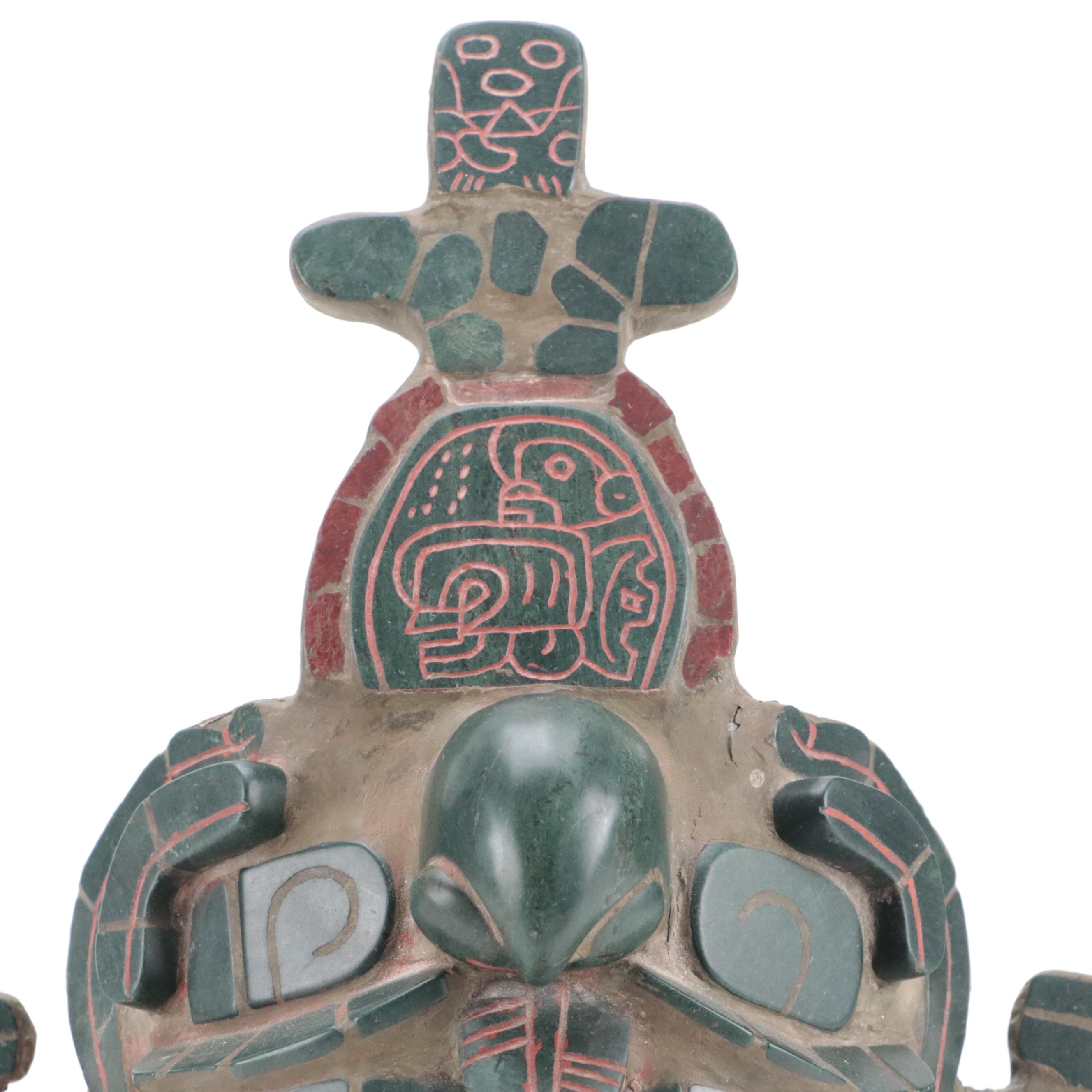 Replica Mayan Tikal Mosaic Mask