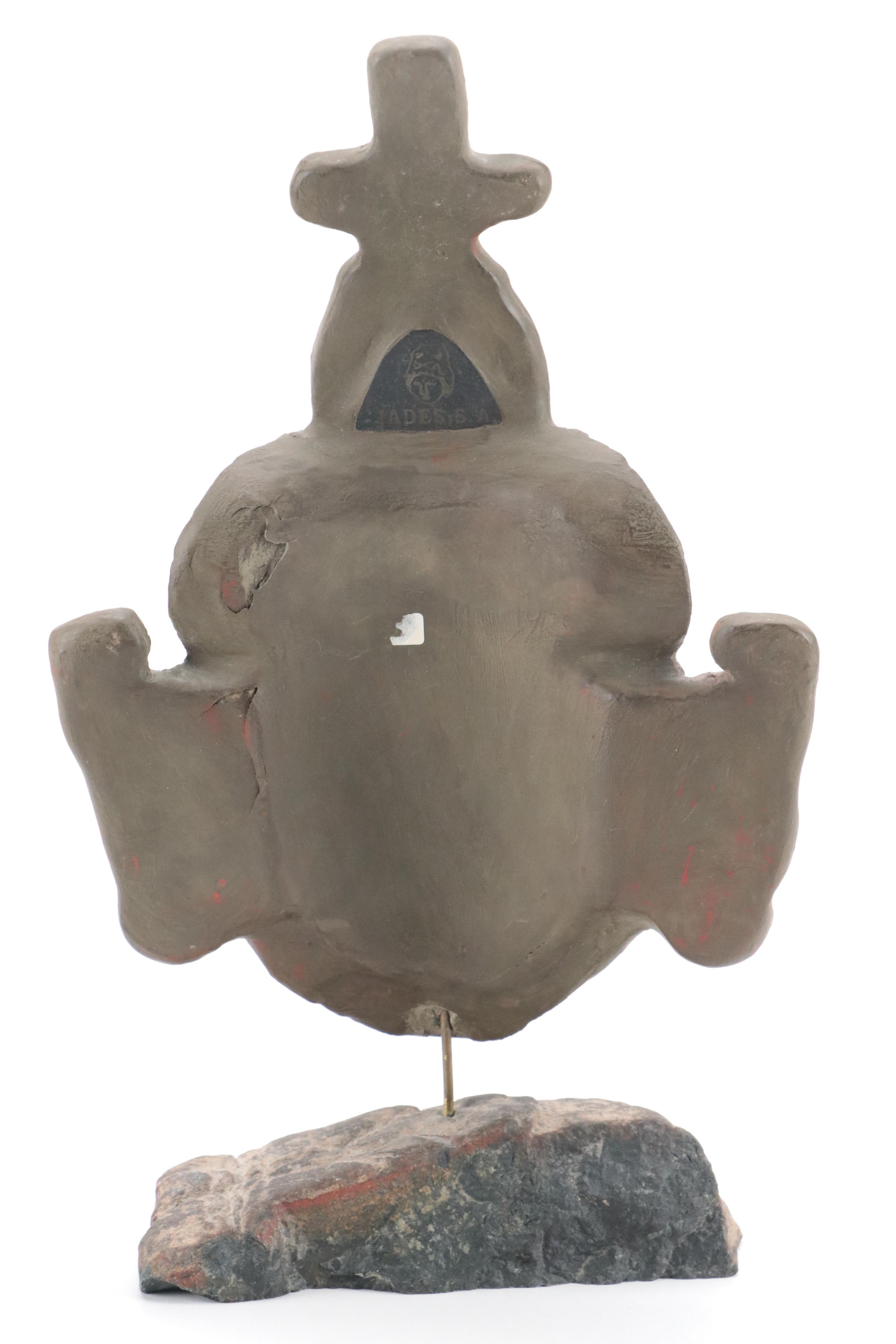 Replica Mayan Tikal Mosaic Mask