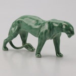 Rookwood Pottery High Gloss Panther Figurine, 1953