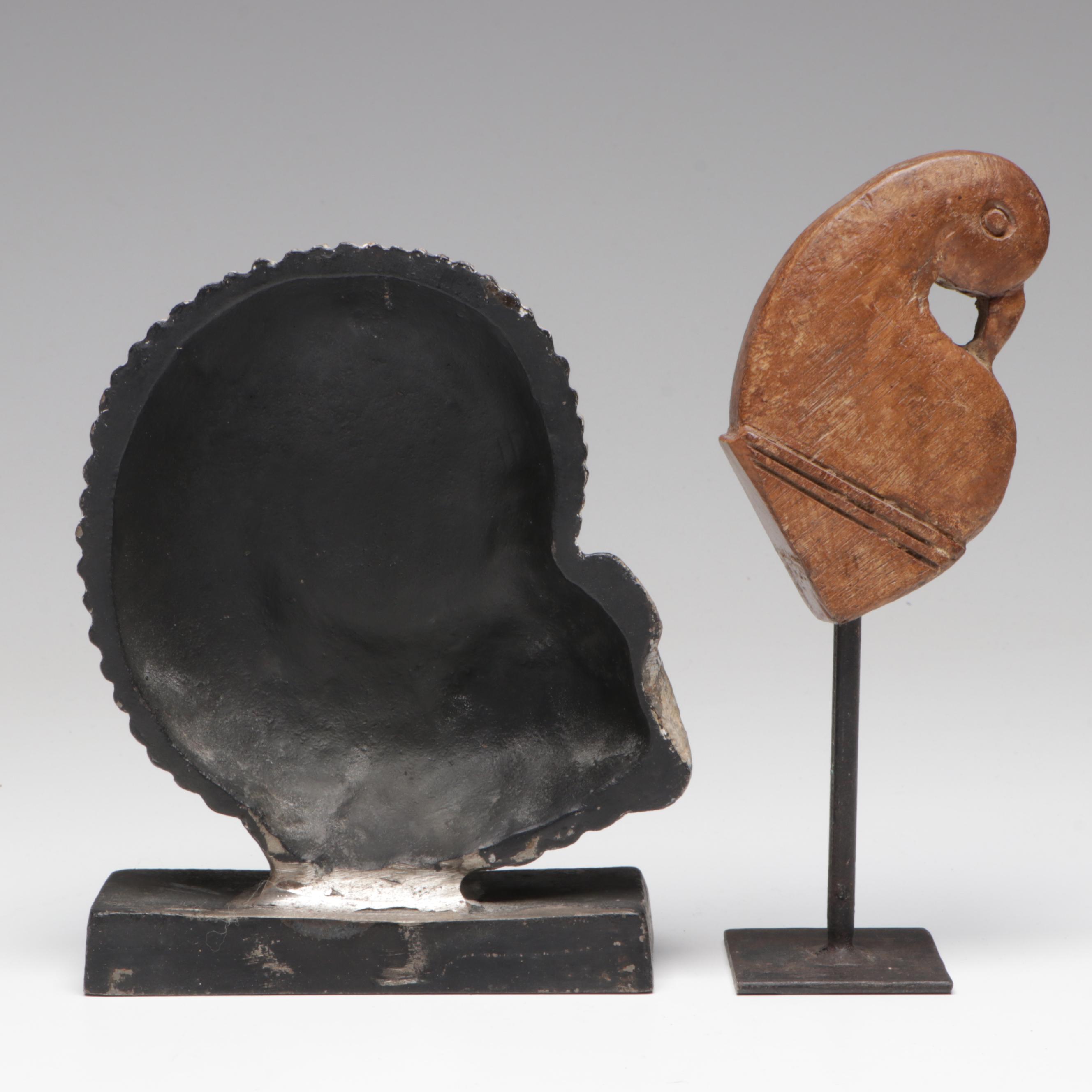 BIDK Home and DK Living Glass Candle Holders with More Table Accessories