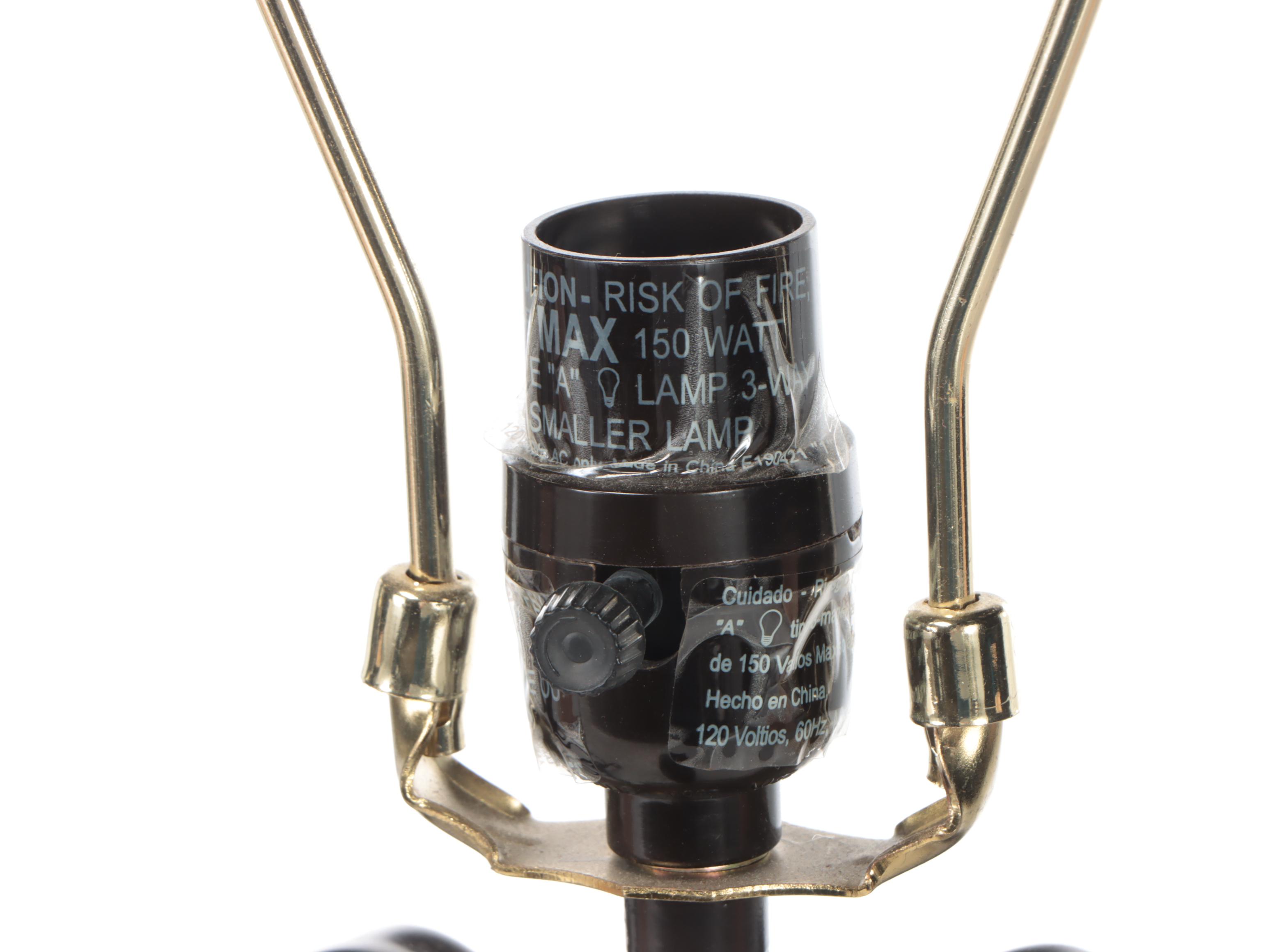 Black Wrought Iron Table Lamps