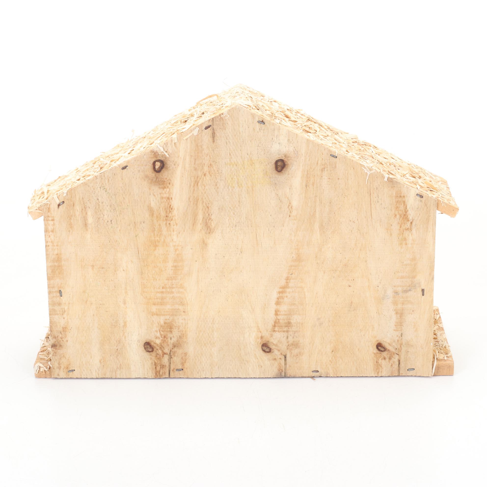 Seated Reindeer, Ceramic Nativity and Other Holiday Decor