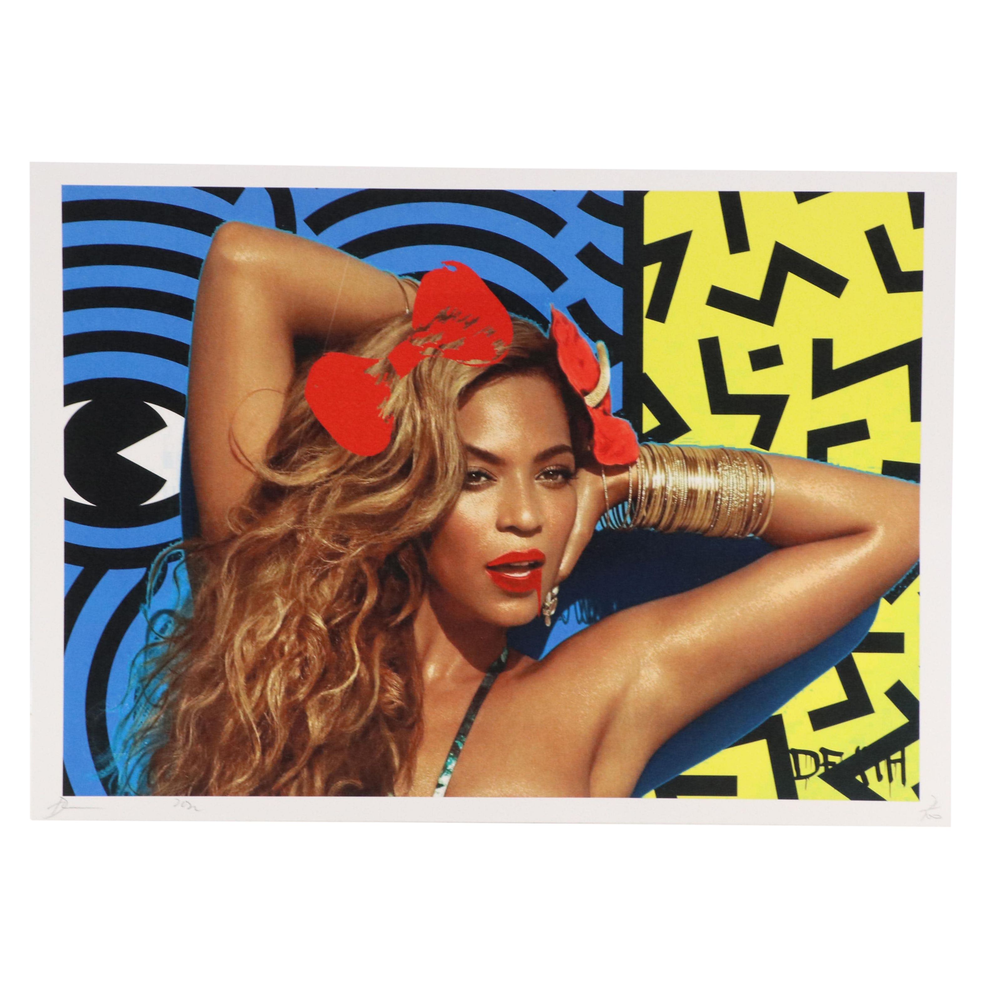 Death NYC Pop Art Digital Print Featuring Beyoncé, 2022