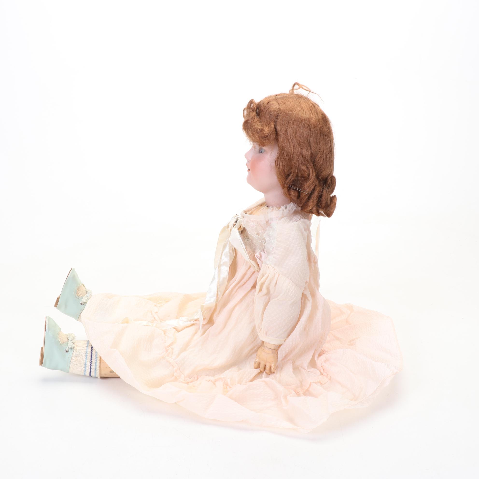 Poupée Ancienne Heinrich Handwerck – 21 Cm – Collection – Pièce D'occasion Avec Histoire