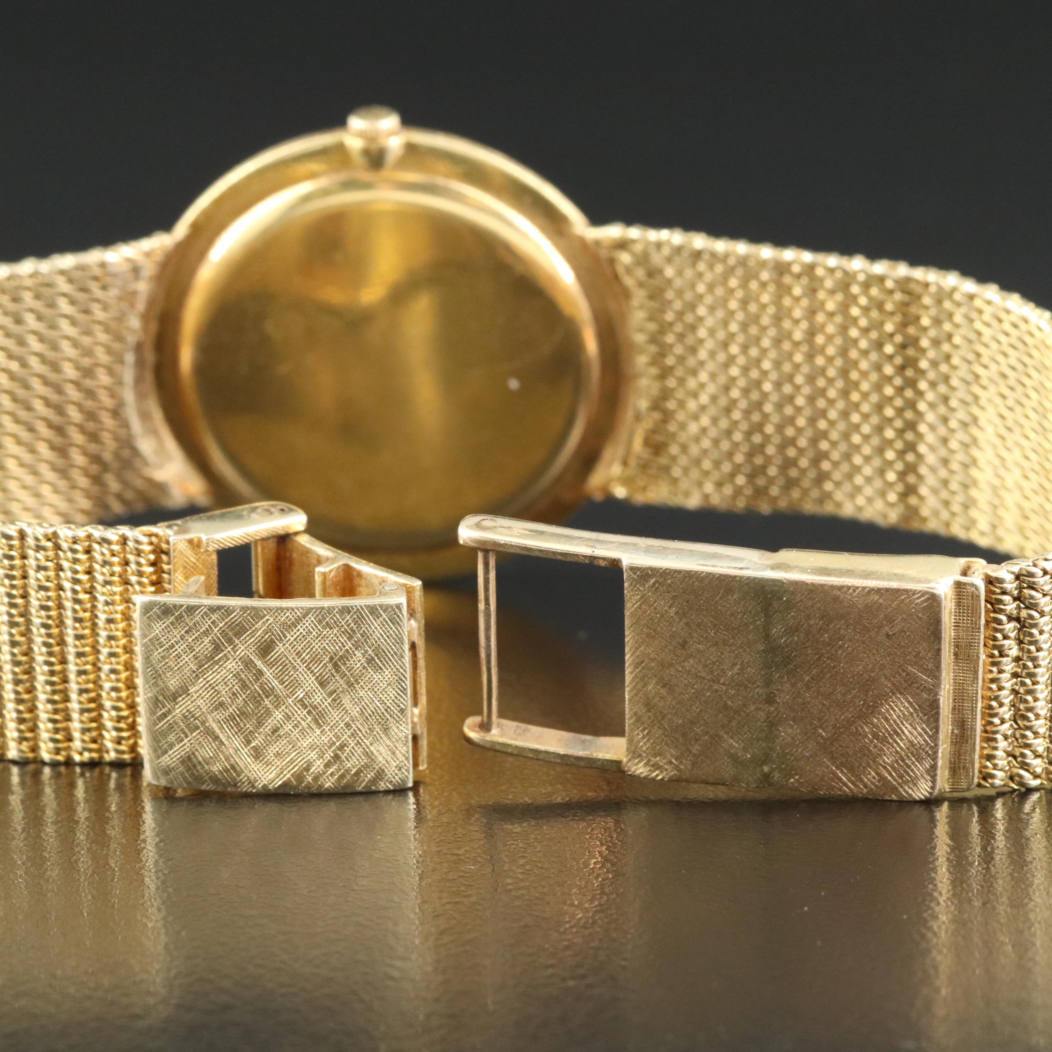 18K Movado Stem Wind Watch on Custom 14K Band