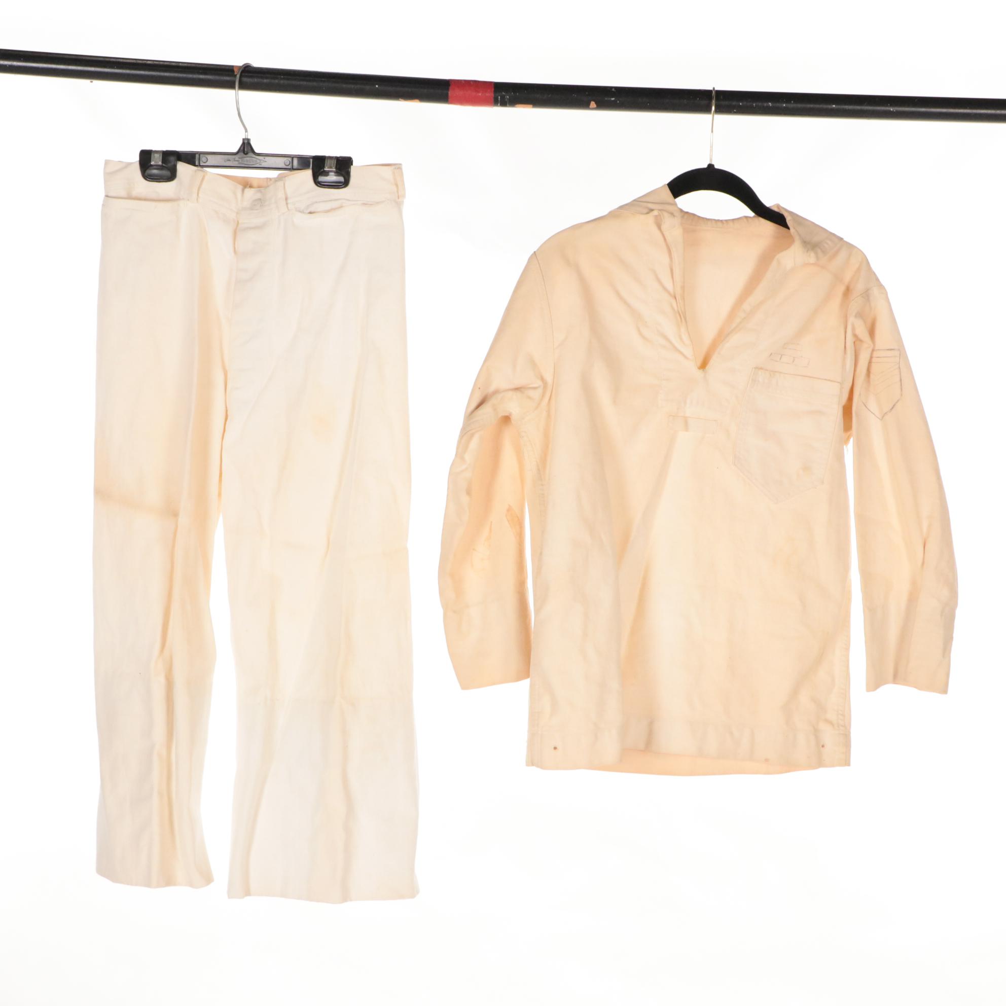 WWII Era USN WAVES Uniform Jacket and Nurse Cape with Men's Uniforms