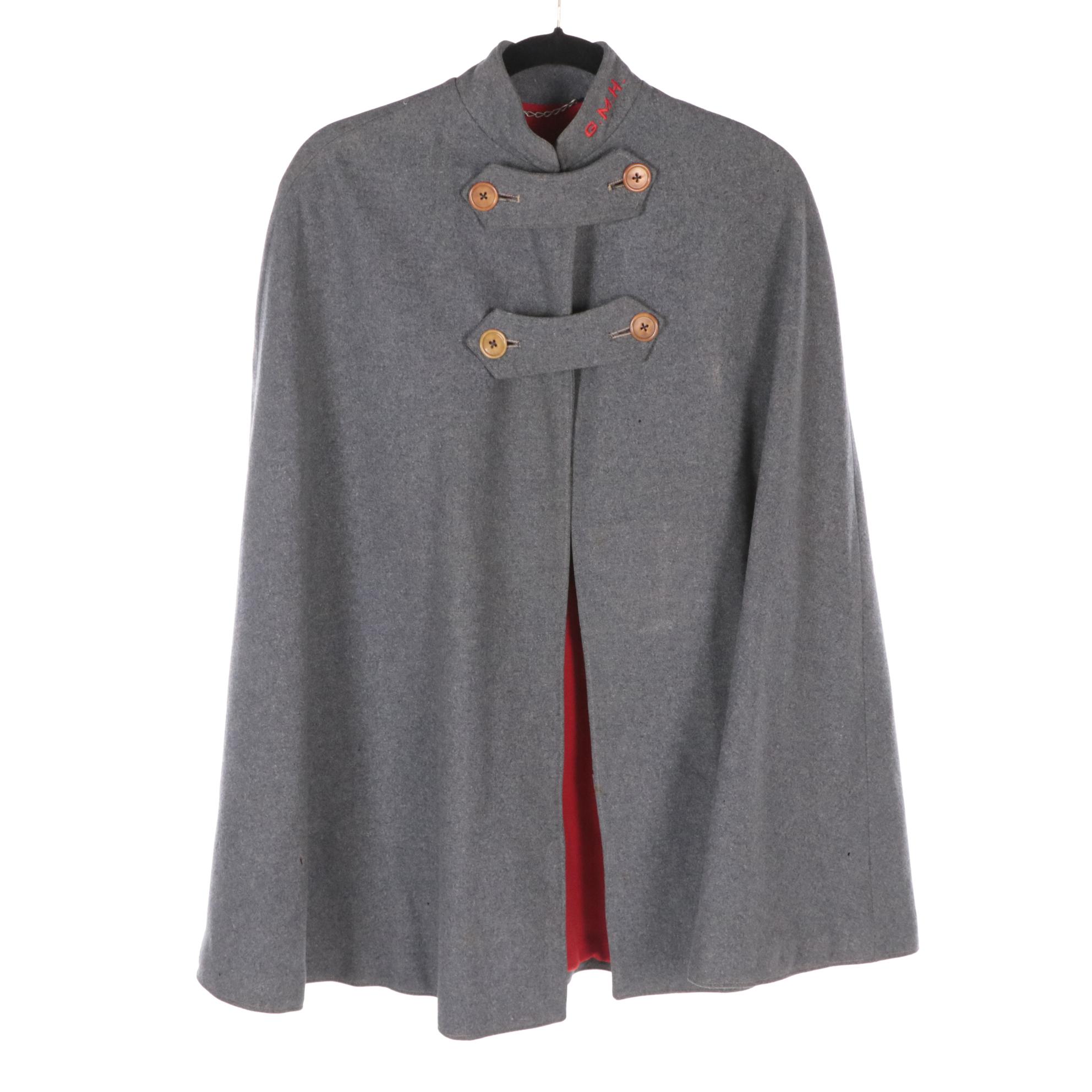 WWII Era USN WAVES Uniform Jacket and Nurse Cape with Men's Uniforms