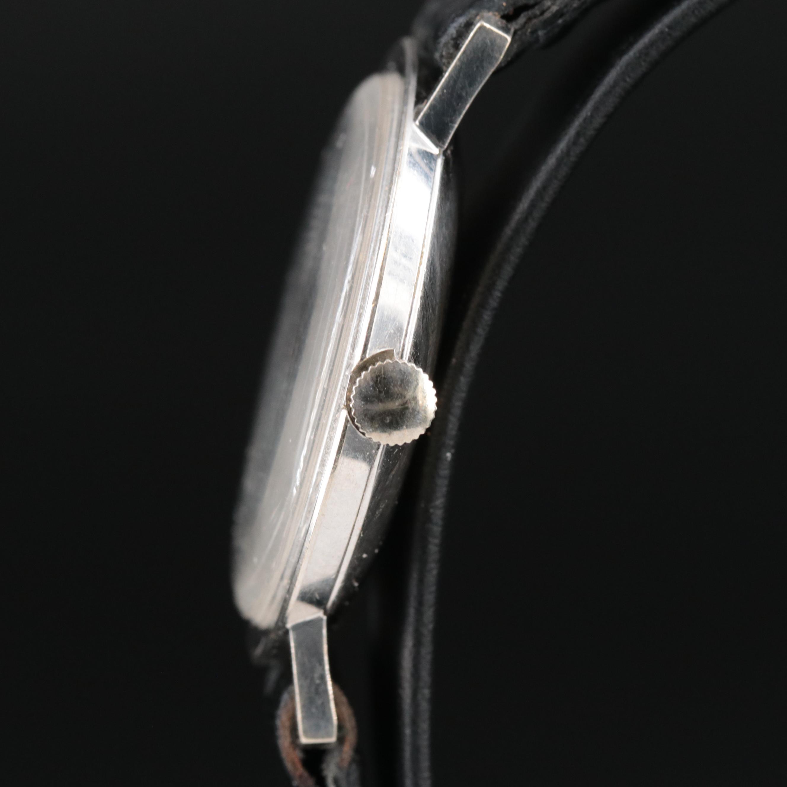 14K Croton Nivada Grenchen Diamond Watch