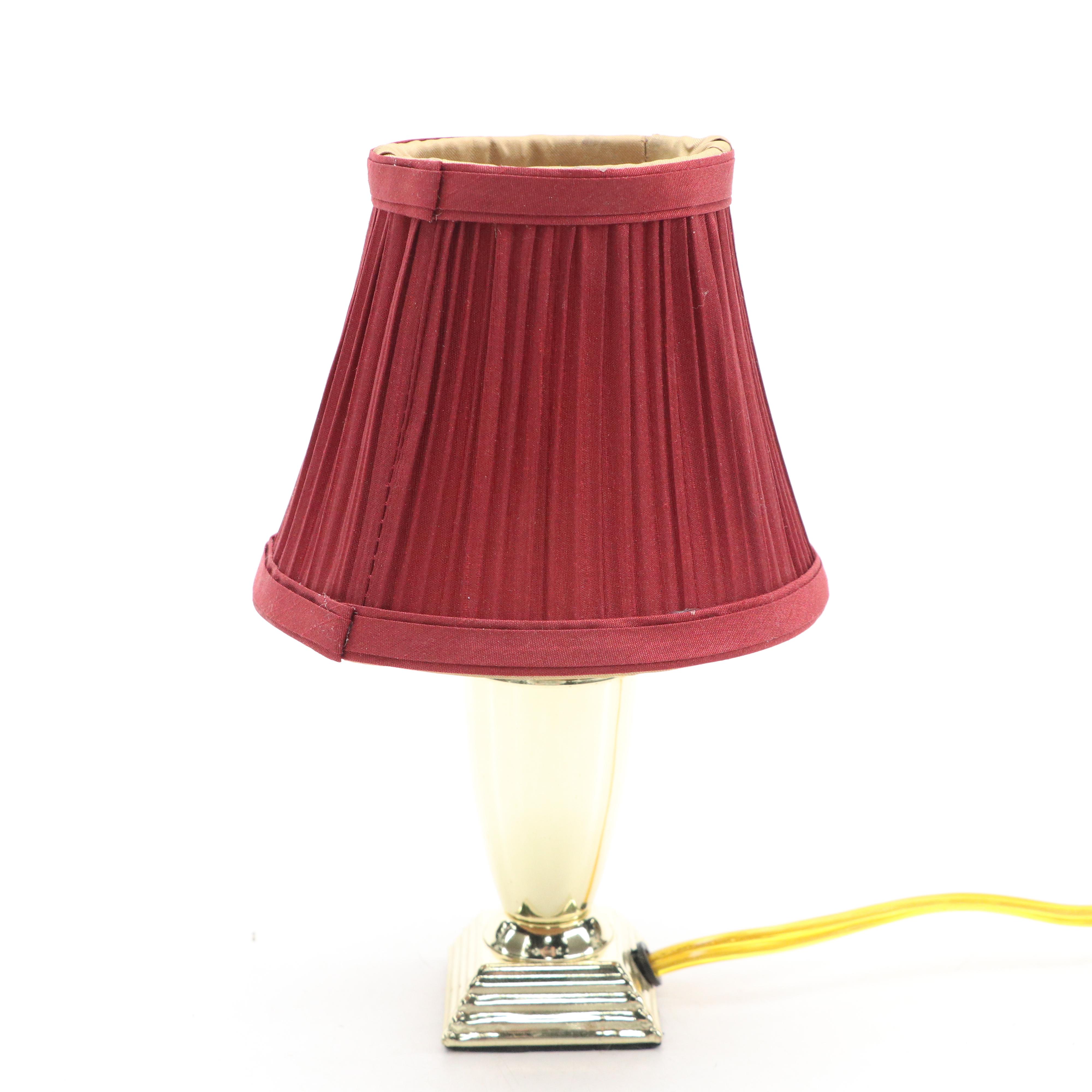 Brass, Glass, Ceramic, and Composite Boudoir Table Lamps