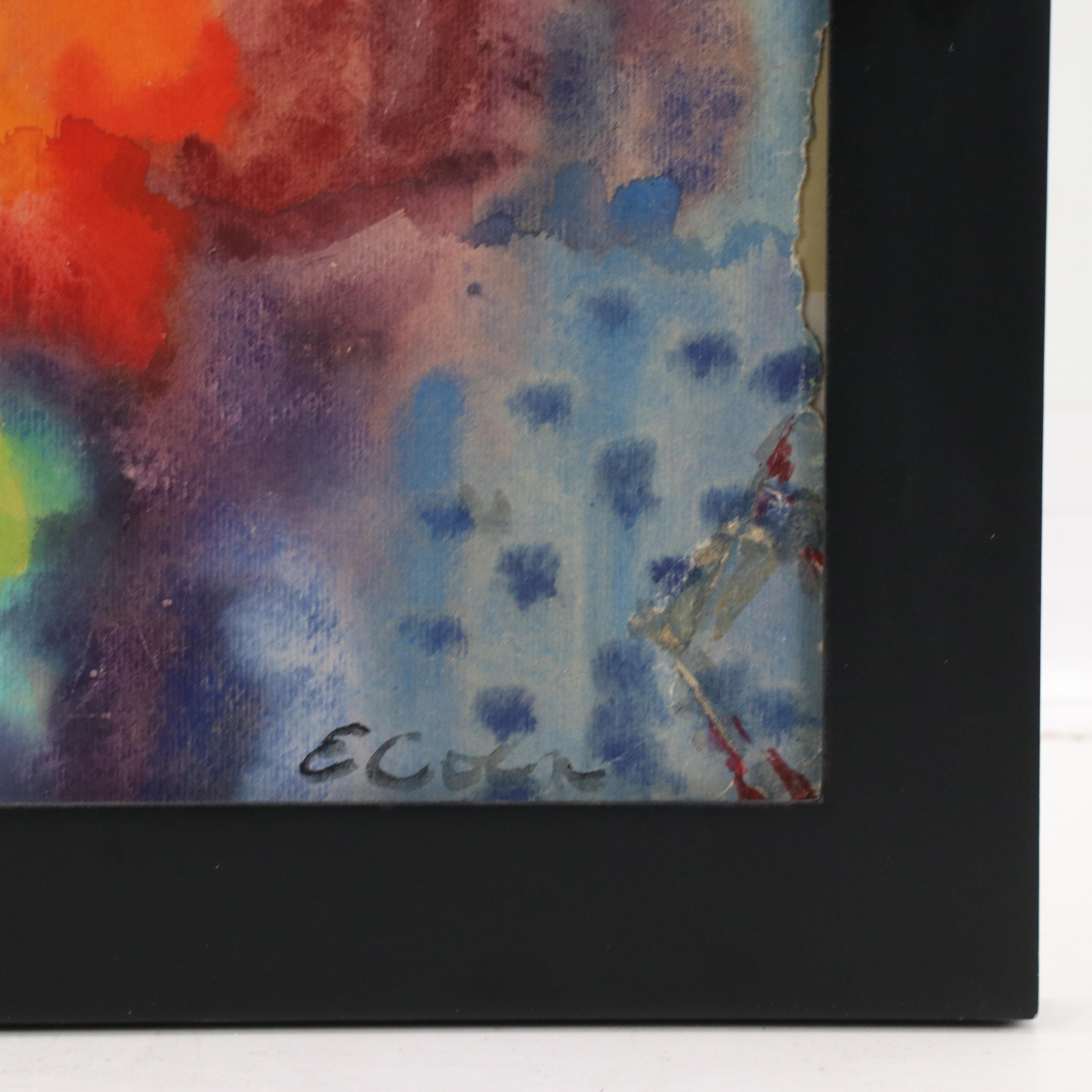 Eleanor Coen Abstract Non-Objective Watercolor Painting