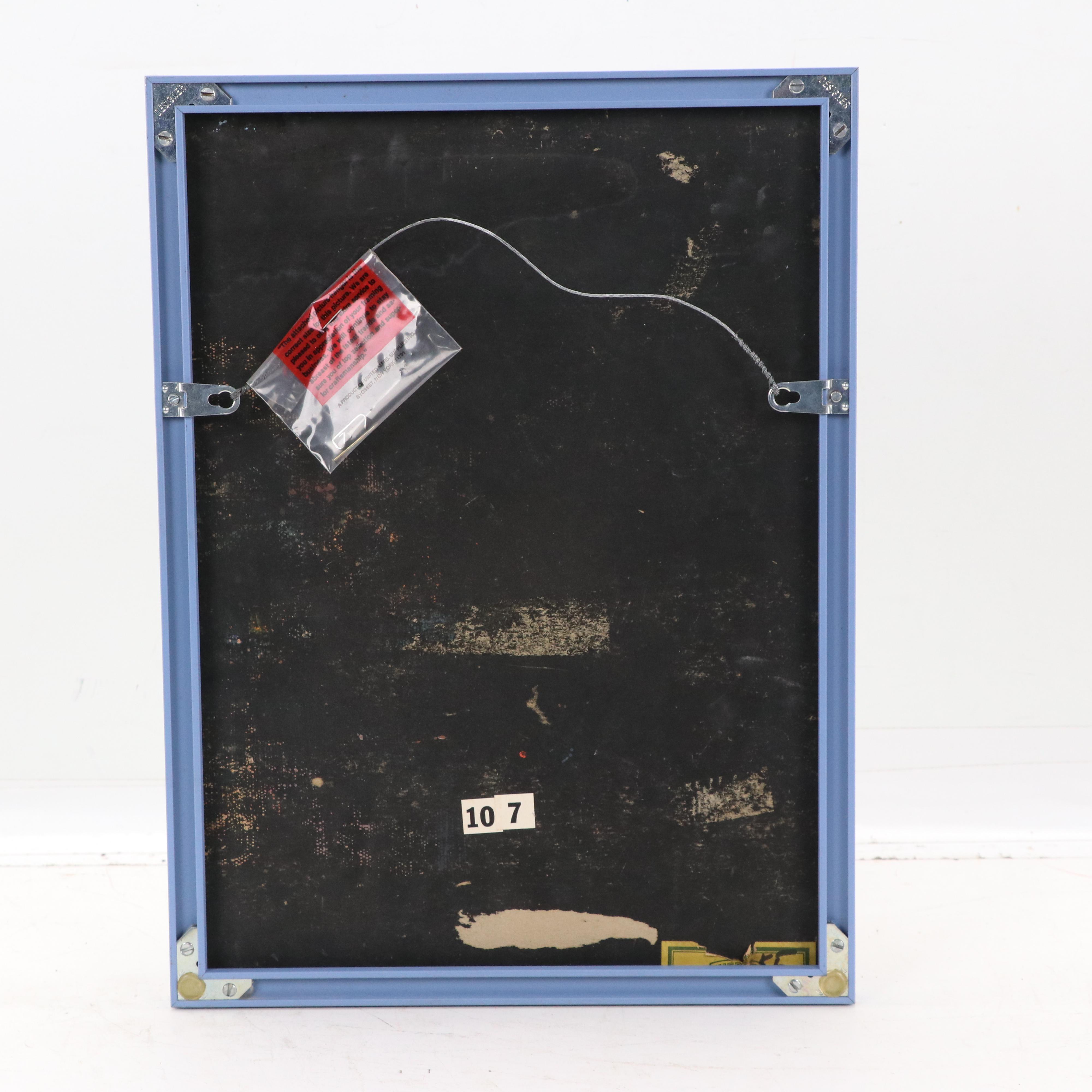 Bernhard Good Post-Impressionist Style Genre Oil Painting with Two Figures