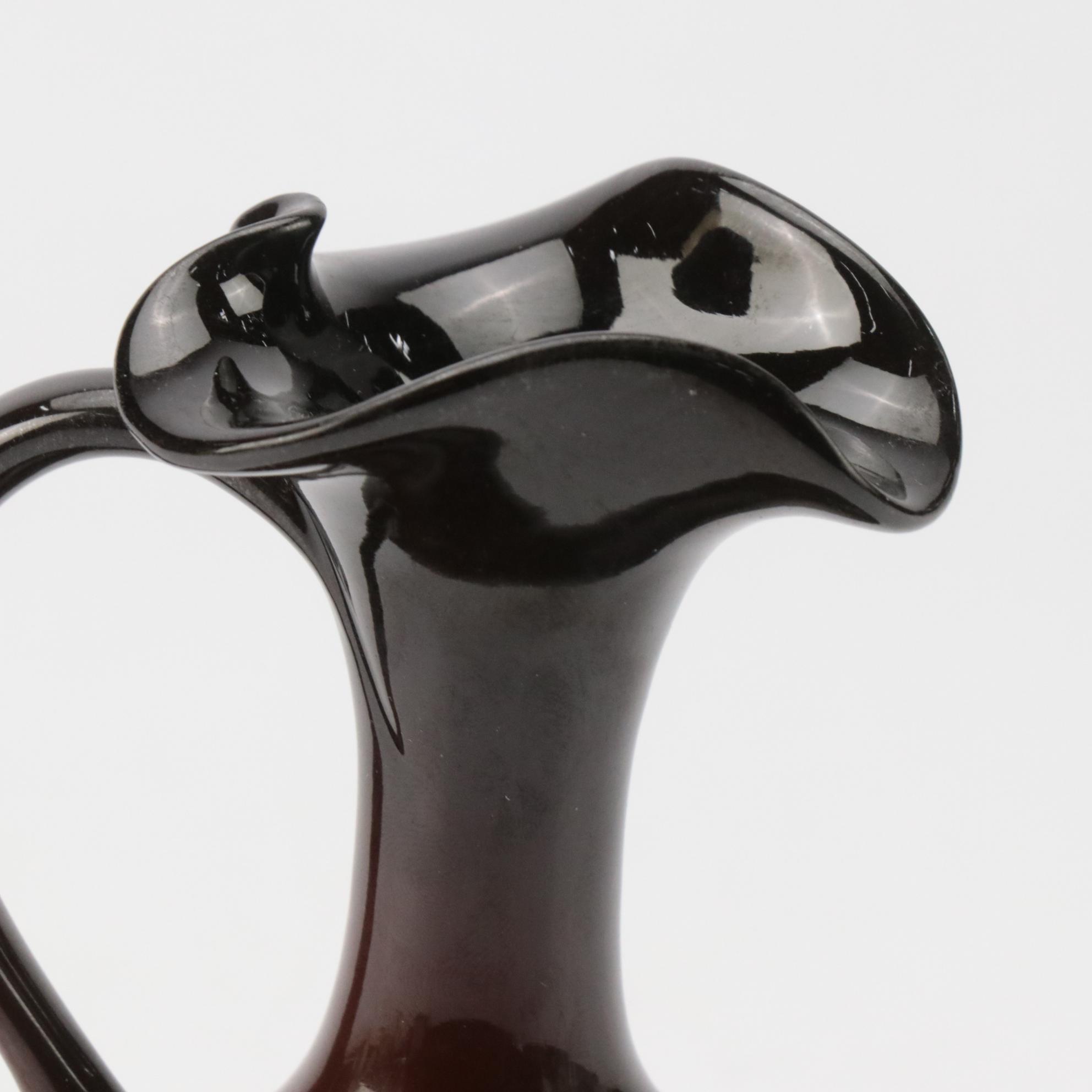 Edward George Diers for Rookwood Pottery Standard Glaze Ewer, 1898