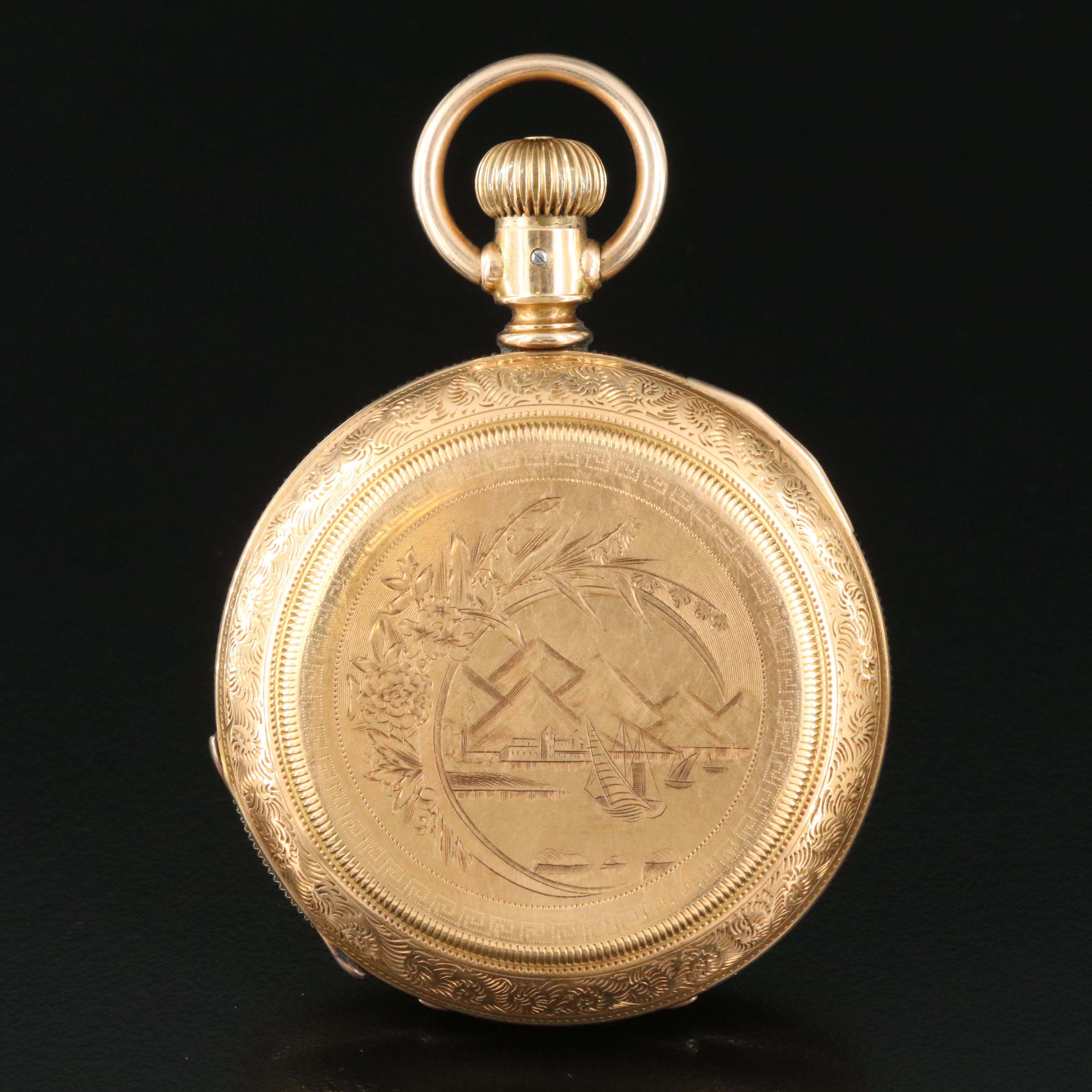 1888 Elgin Hunting Case Pocket Watch