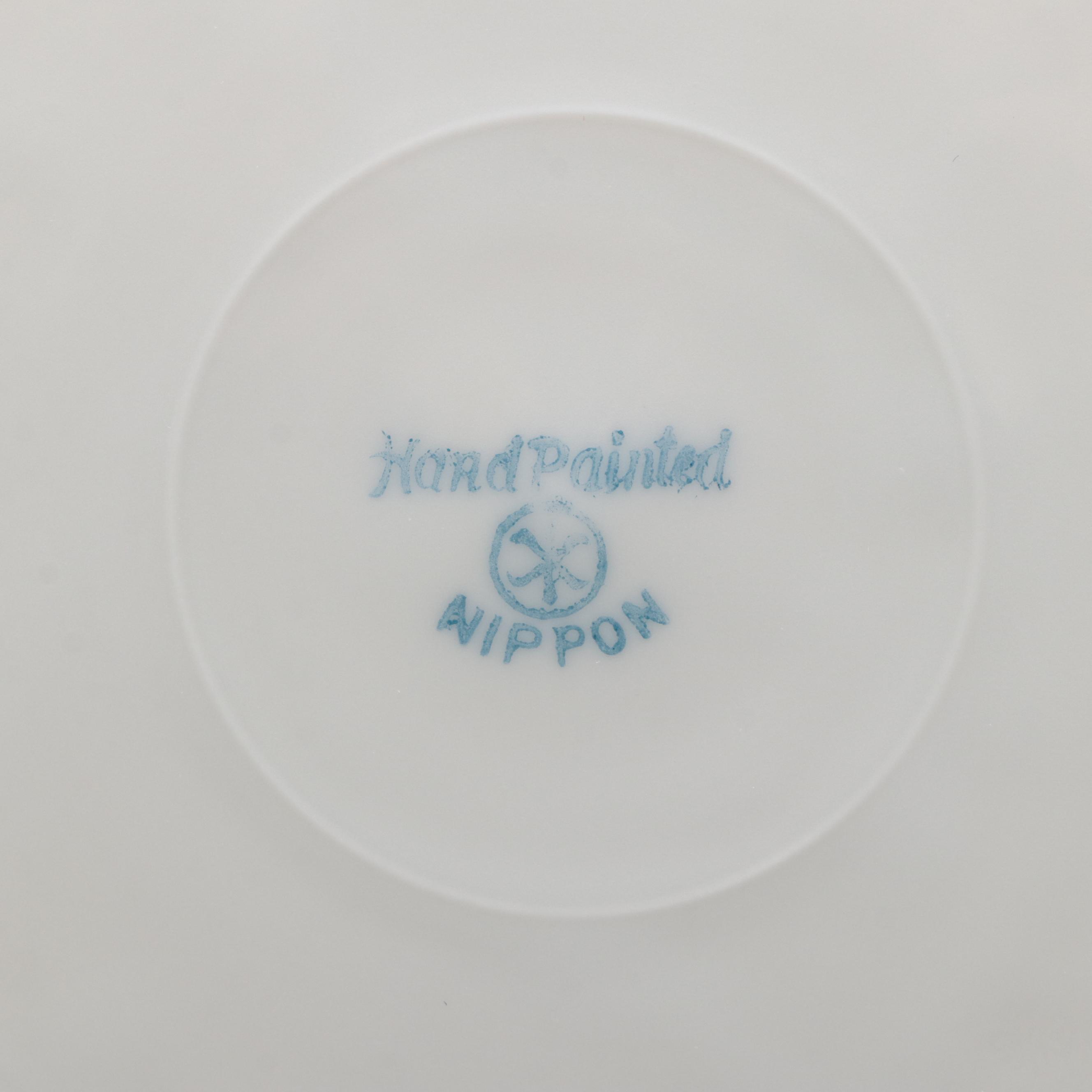 Johann Haviland "Forever Spring" and Nippon Plates with Other Tableware