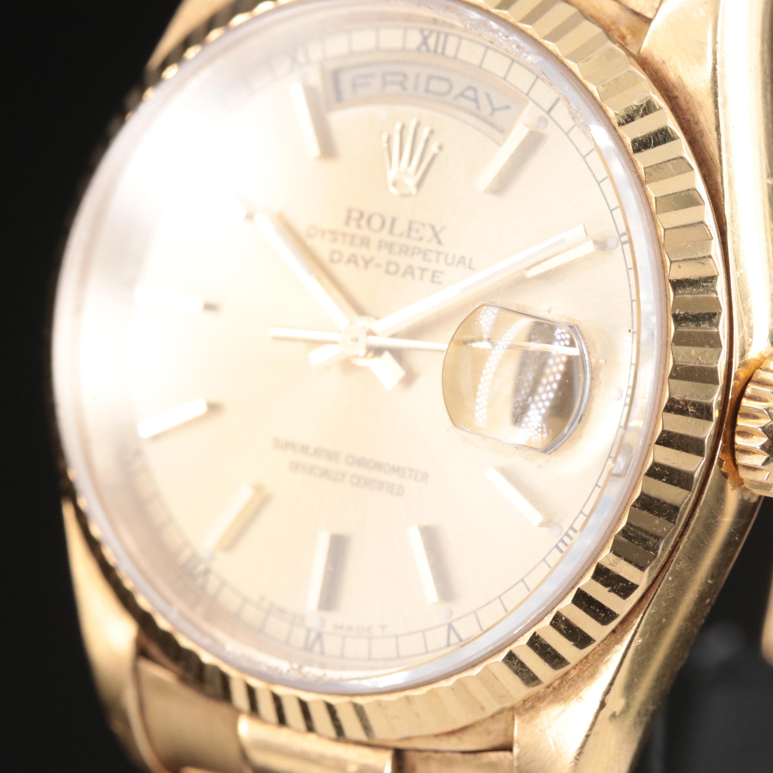 1996 Rolex Day-Date President Band Watch