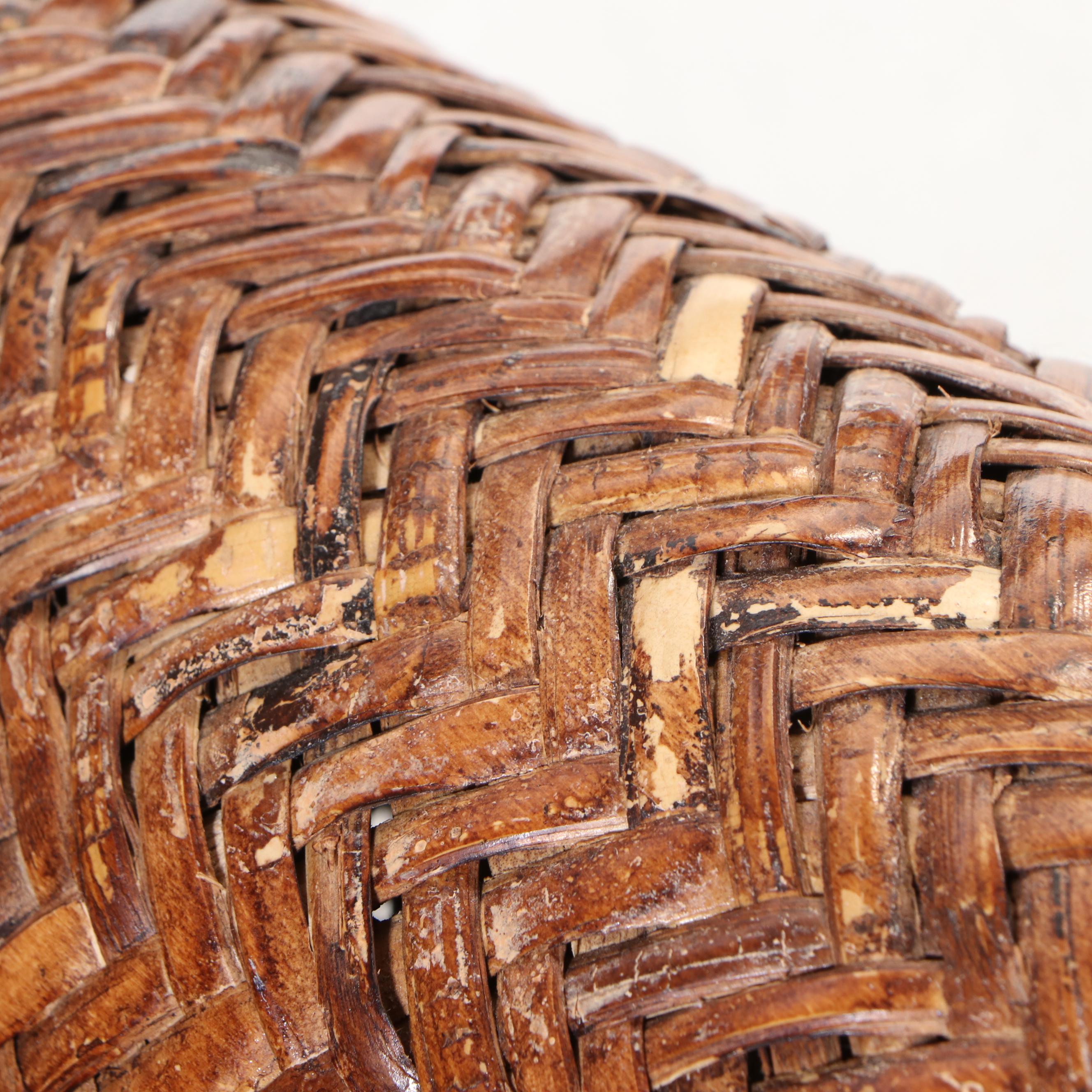 Pottery Barn "Malabar" Wicker and Rattan Lounge Chair with Ottoman