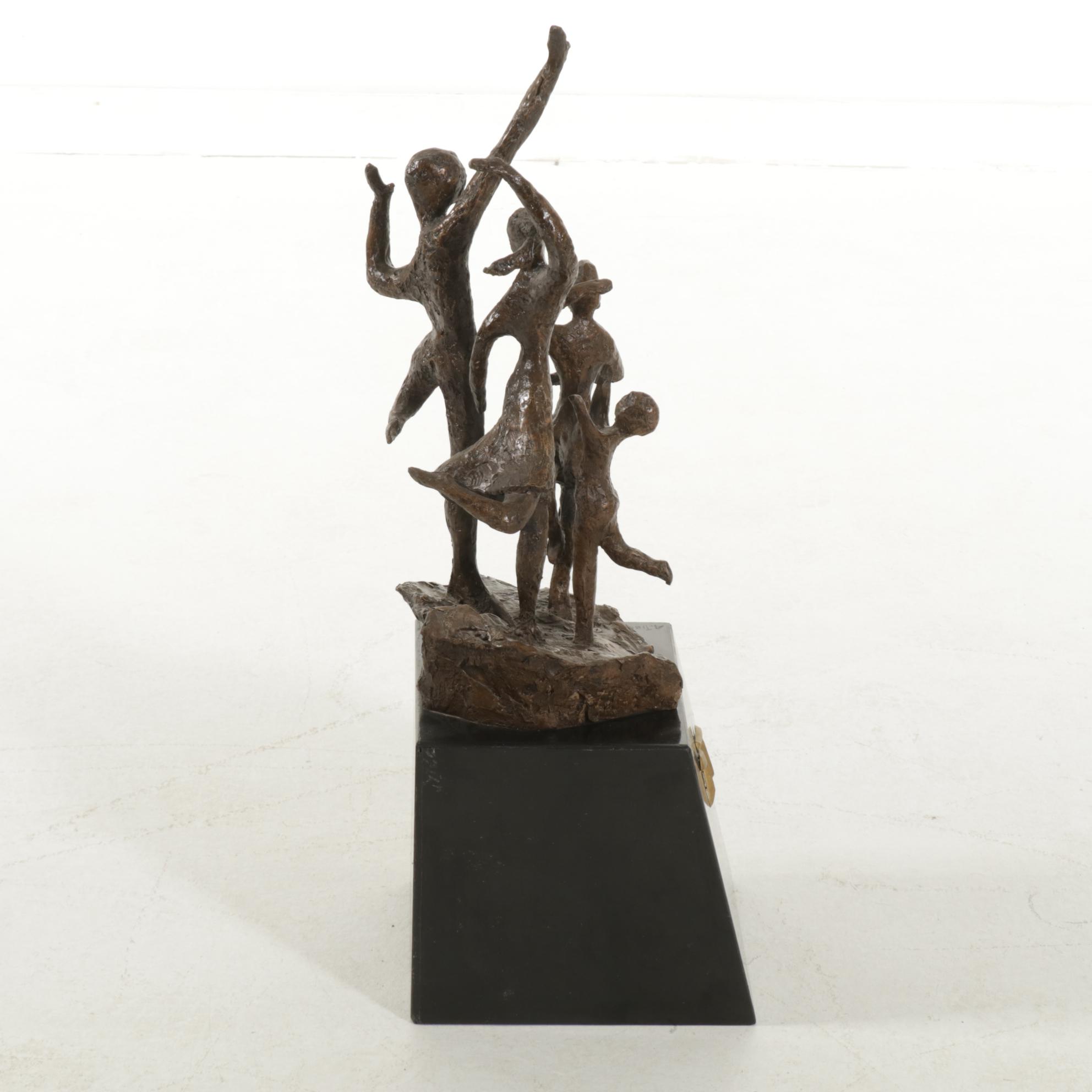 Alfred Tibor Cast Bronze Sculpture "To Life," 21st Century