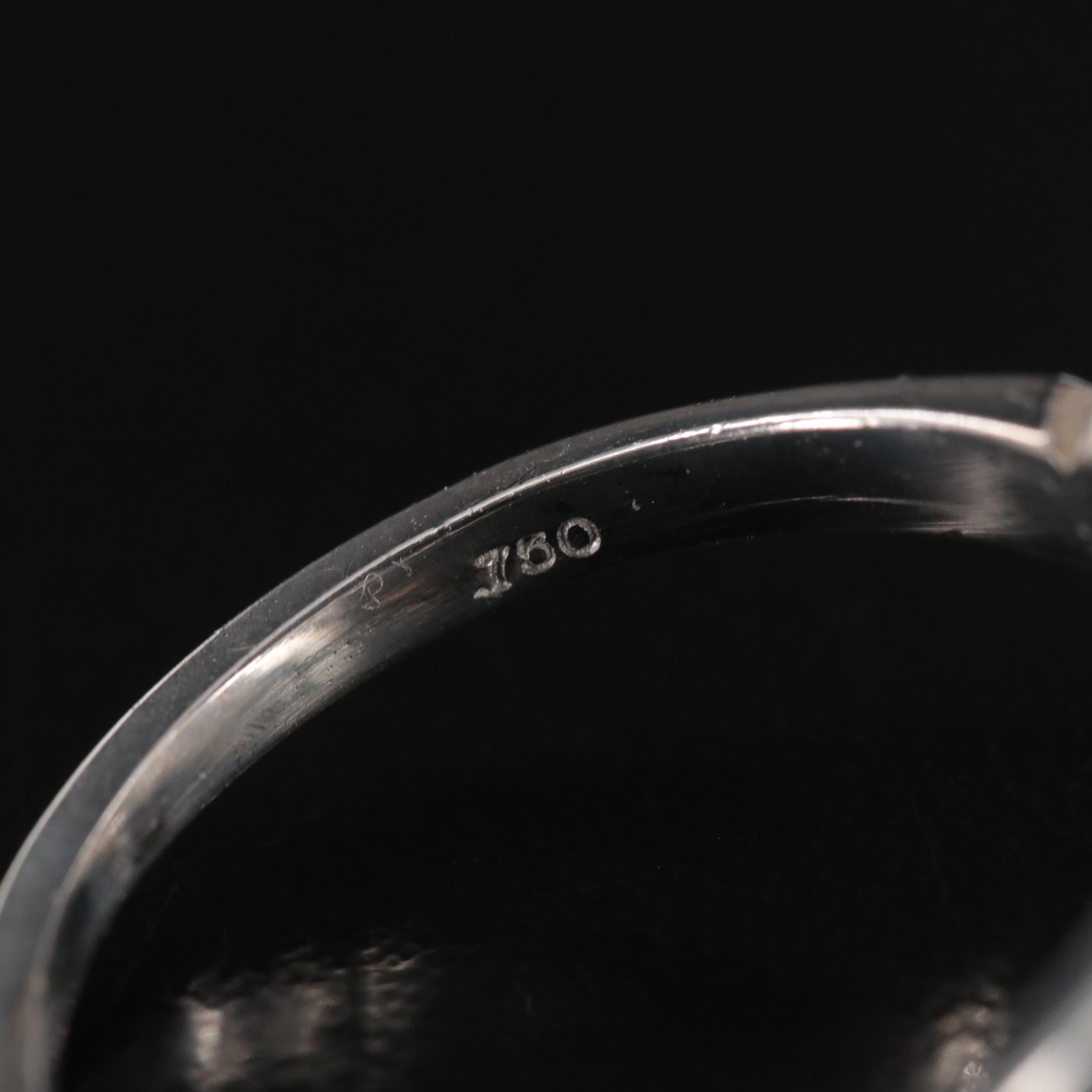 18K 5.23 CT (Origin Undetermined) Fancy Pink Diamond Solitaire Ring