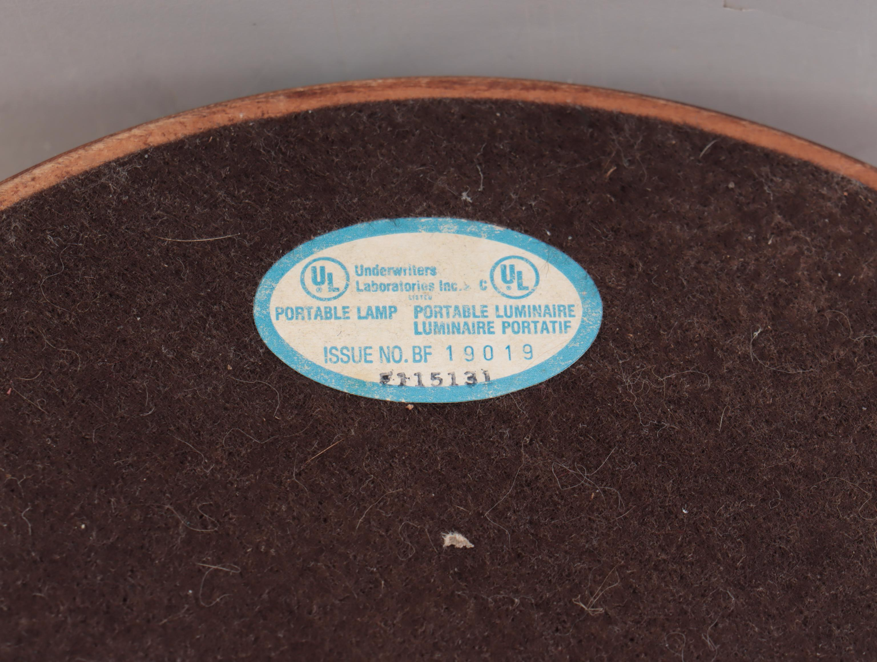 Greg Shooner Earthenware and Wood Table Lamp, 1998