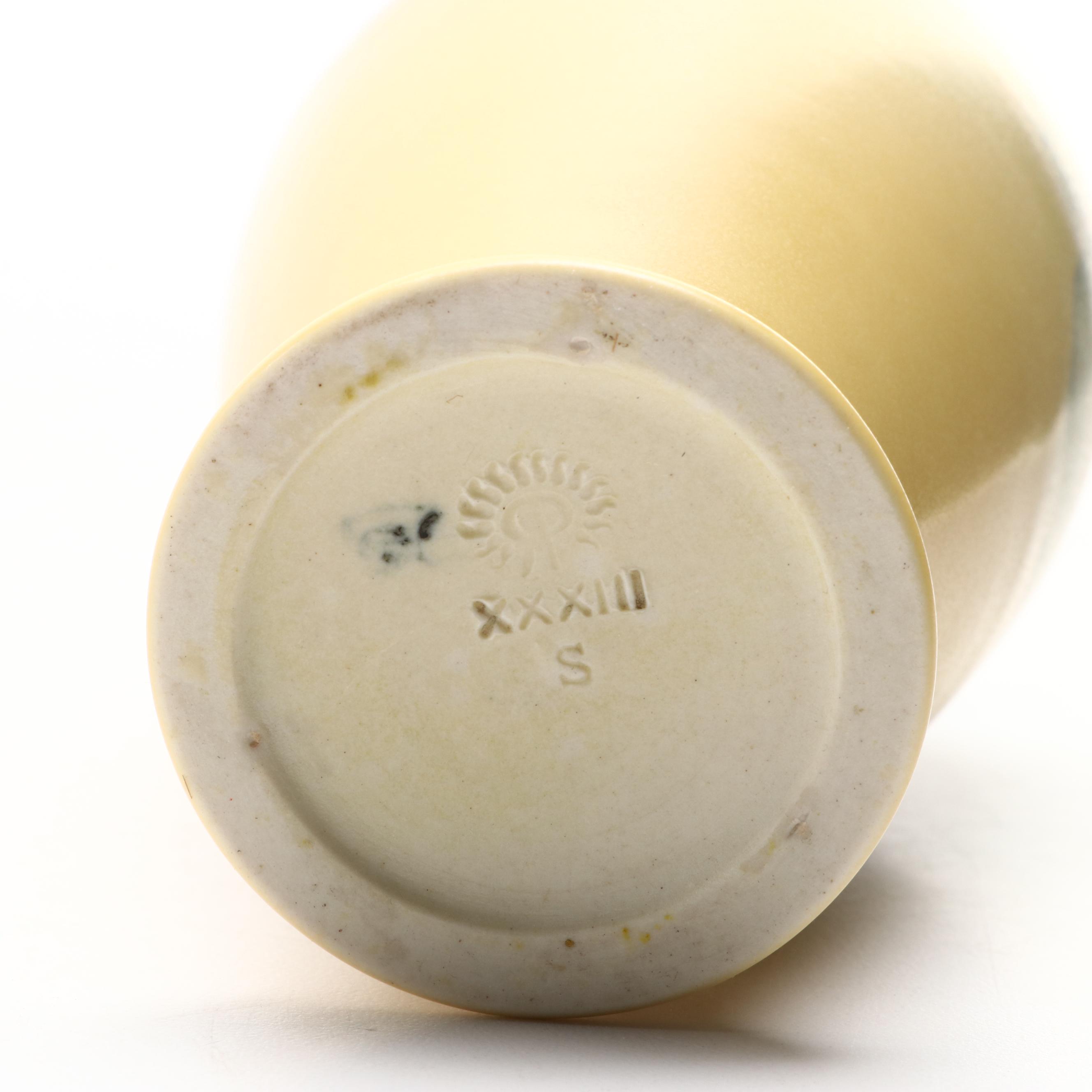 Rookwood Pottery Vellum Glaze Vase, 1933 EBTH