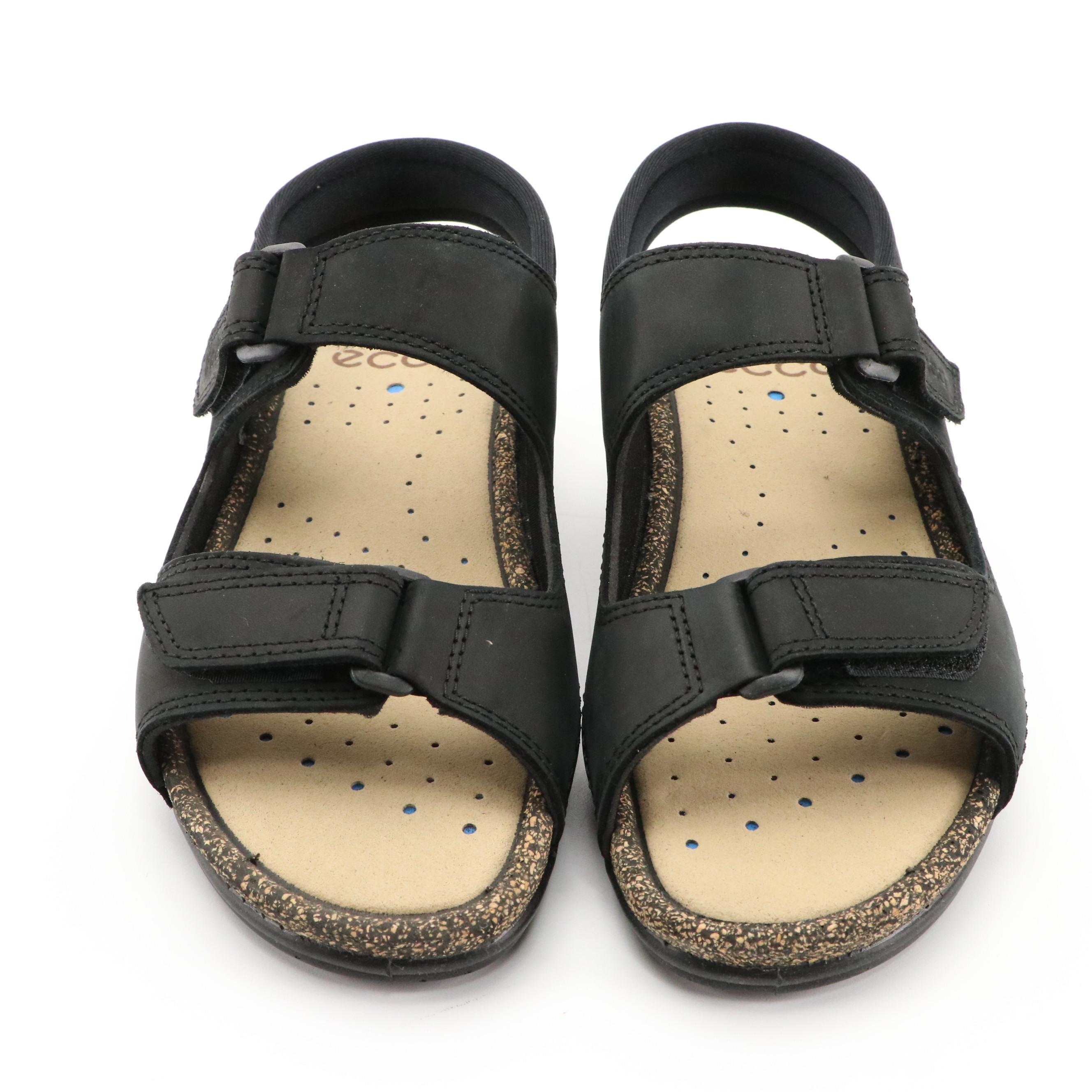 ECCO® Leather Cosmo II Sandals with Boxes