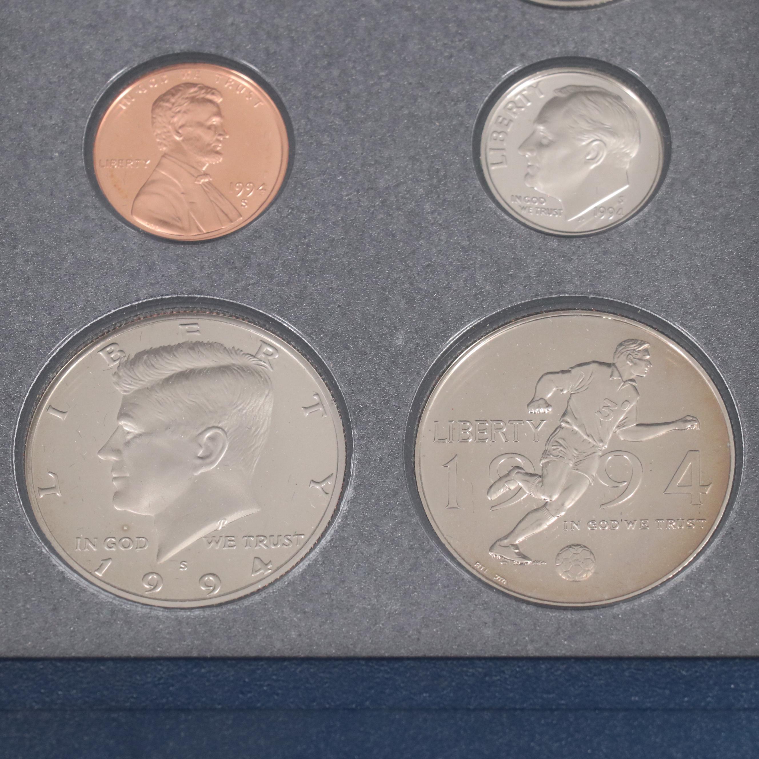 1994 and 1997 U.S. Mint Prestige Proof Sets