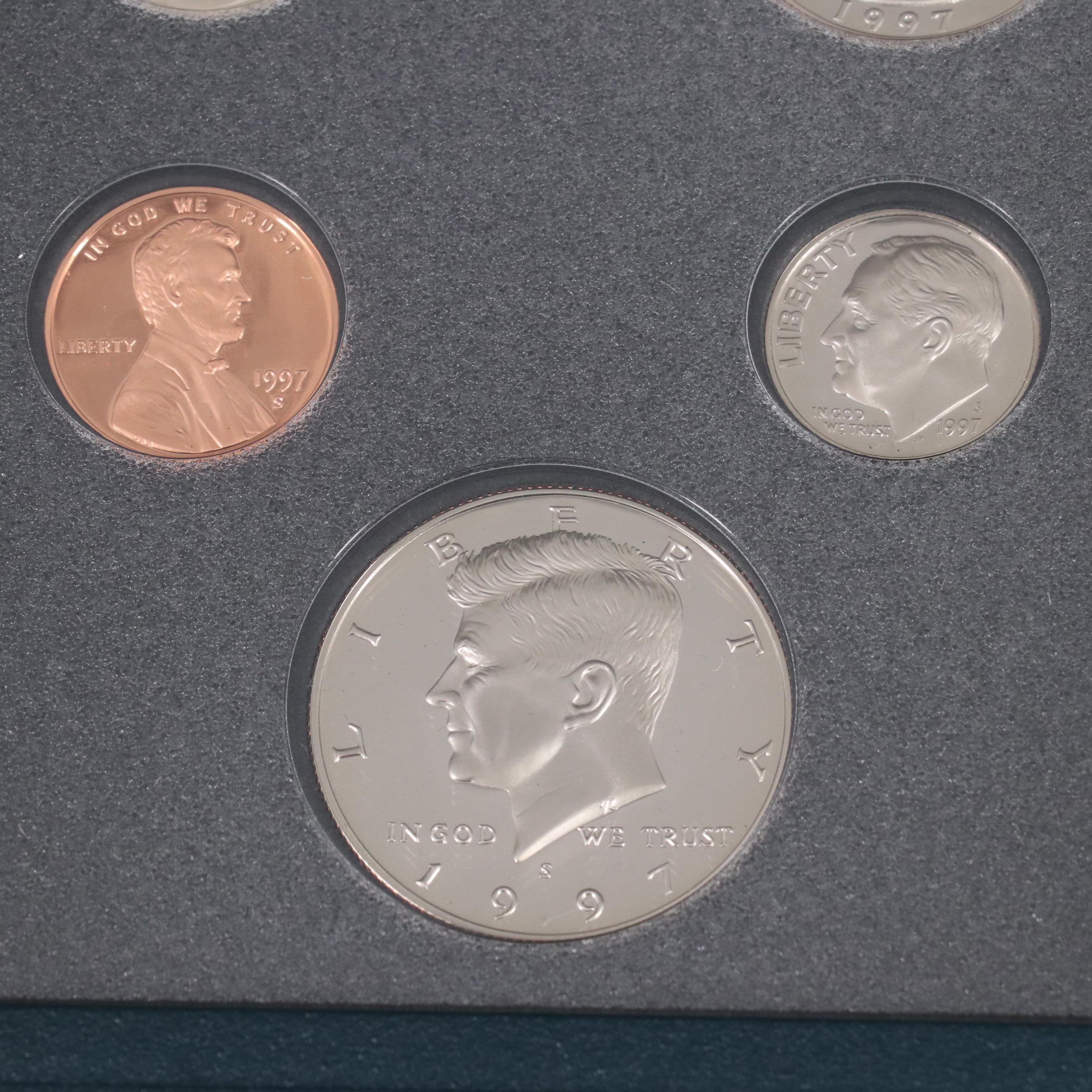 1994 and 1997 U.S. Mint Prestige Proof Sets