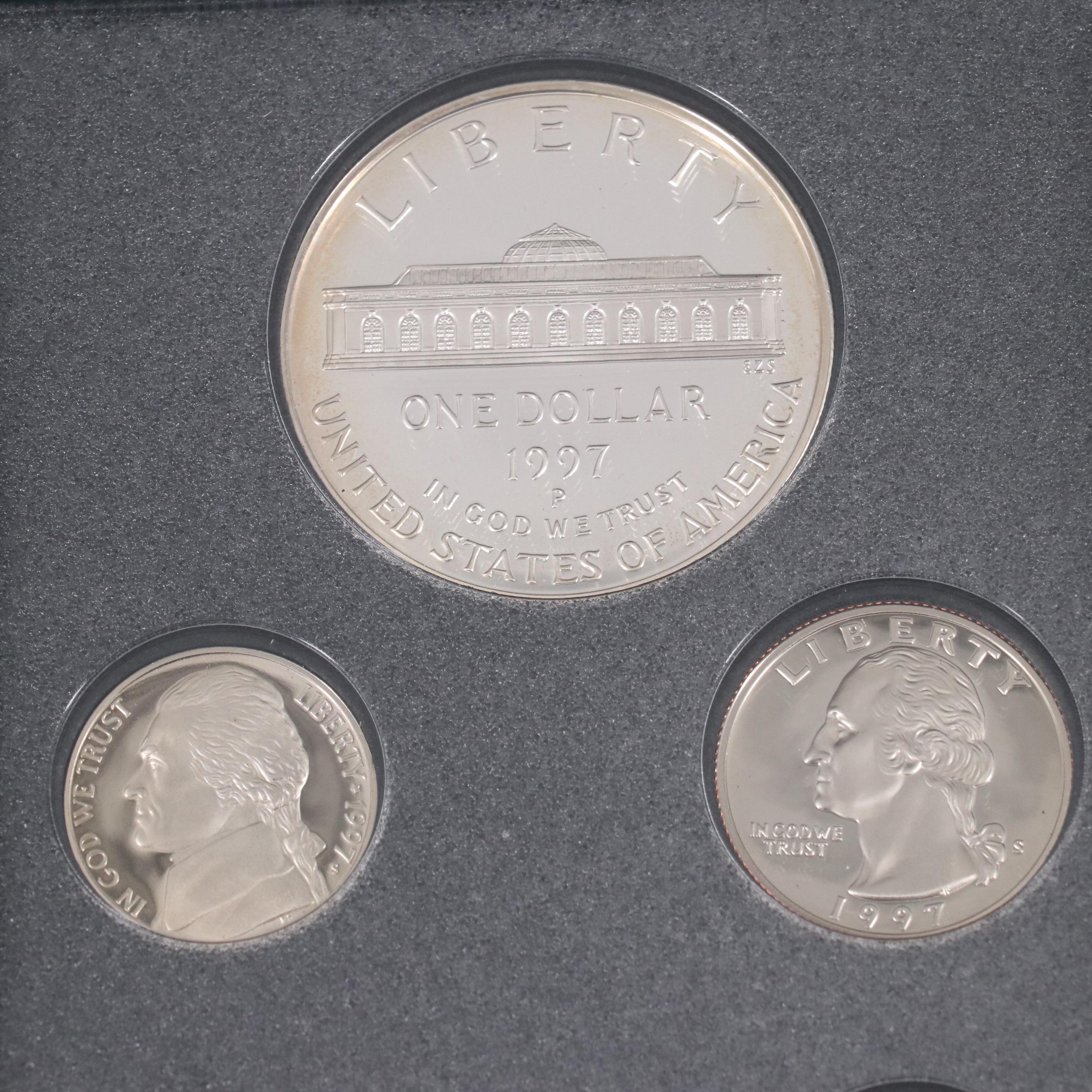 1994 and 1997 U.S. Mint Prestige Proof Sets