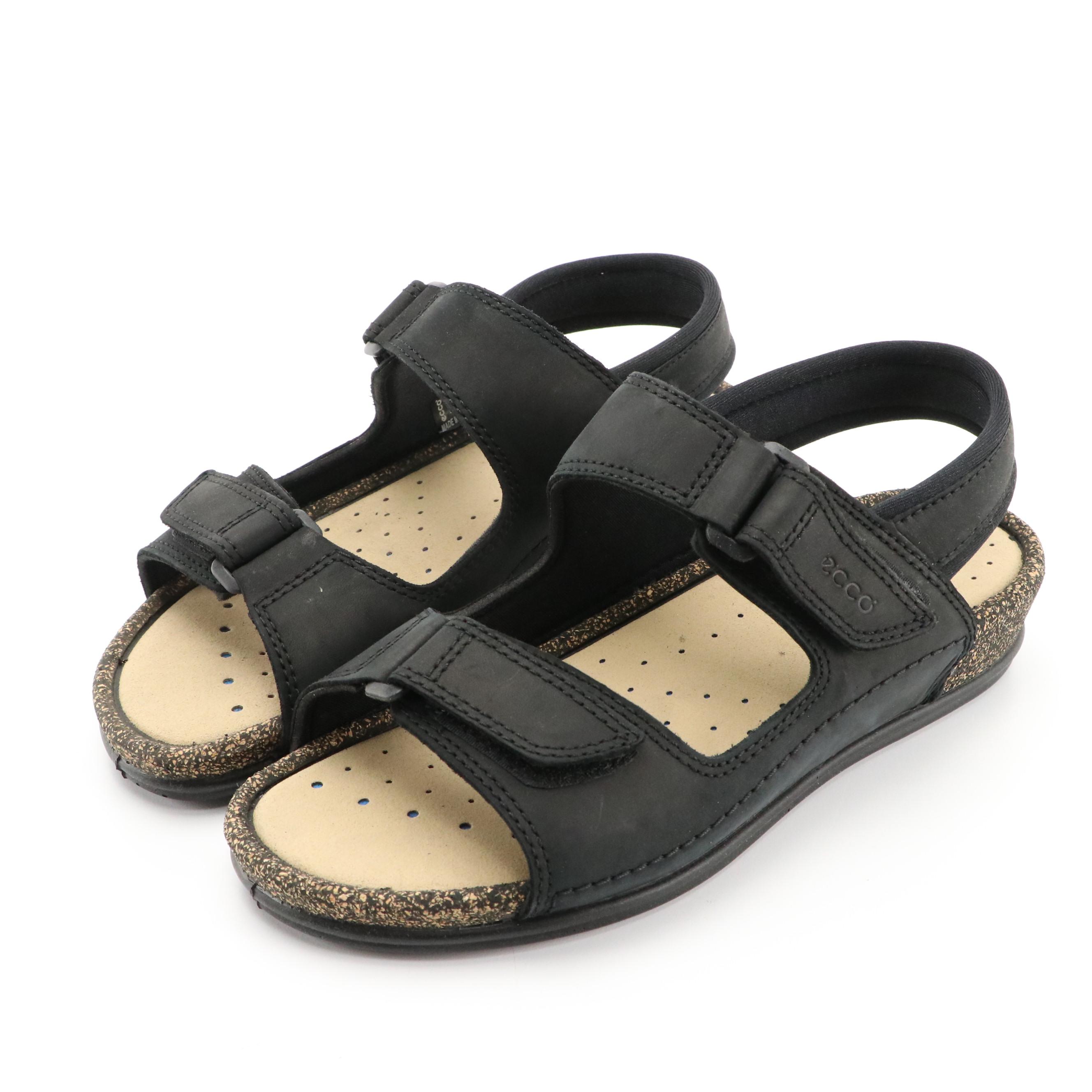 ECCO® Leather Cosmo II Sandals with Boxes