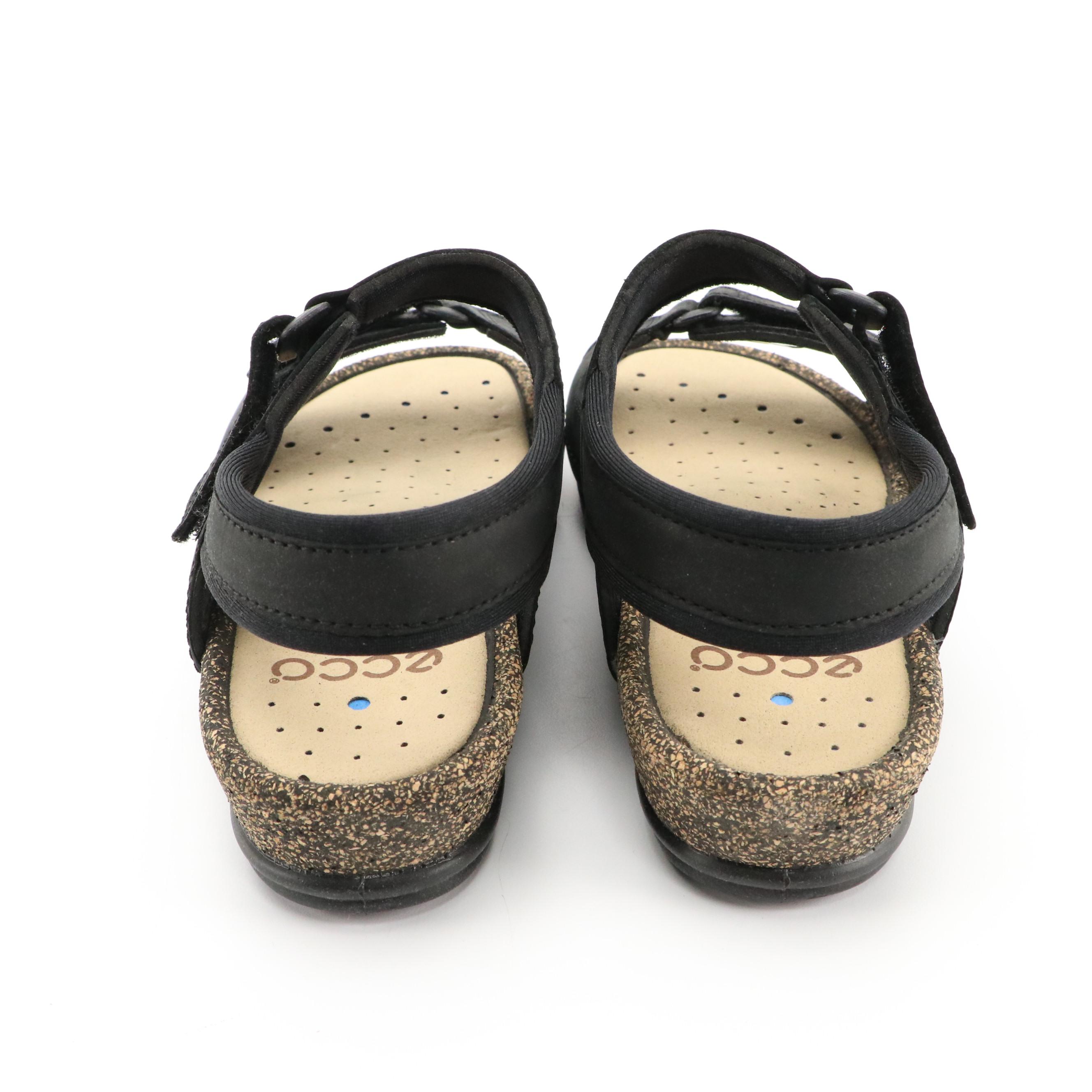 ECCO® Leather Cosmo II Sandals with Boxes