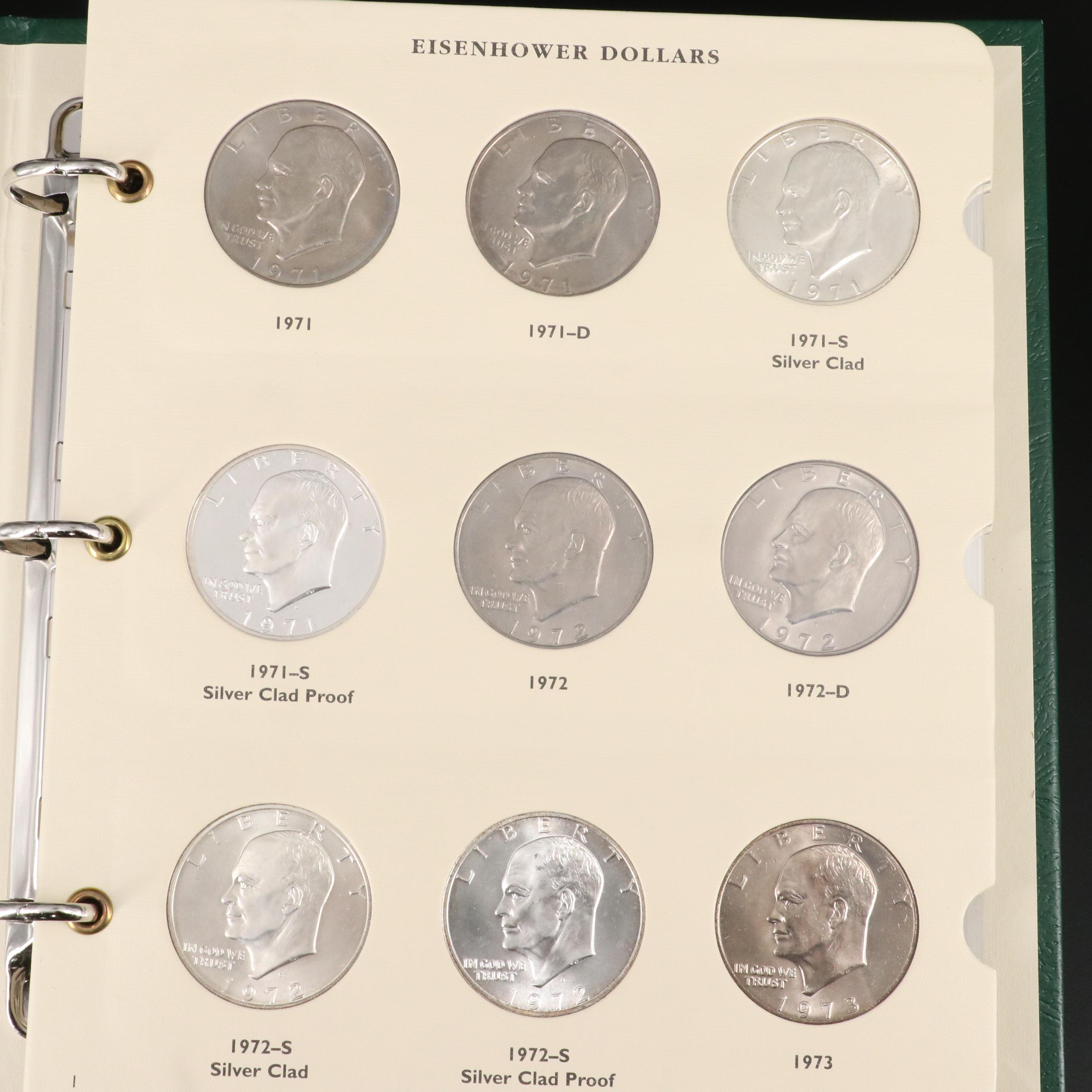 Complete Eisenhower Dollar Set, 1971-1978