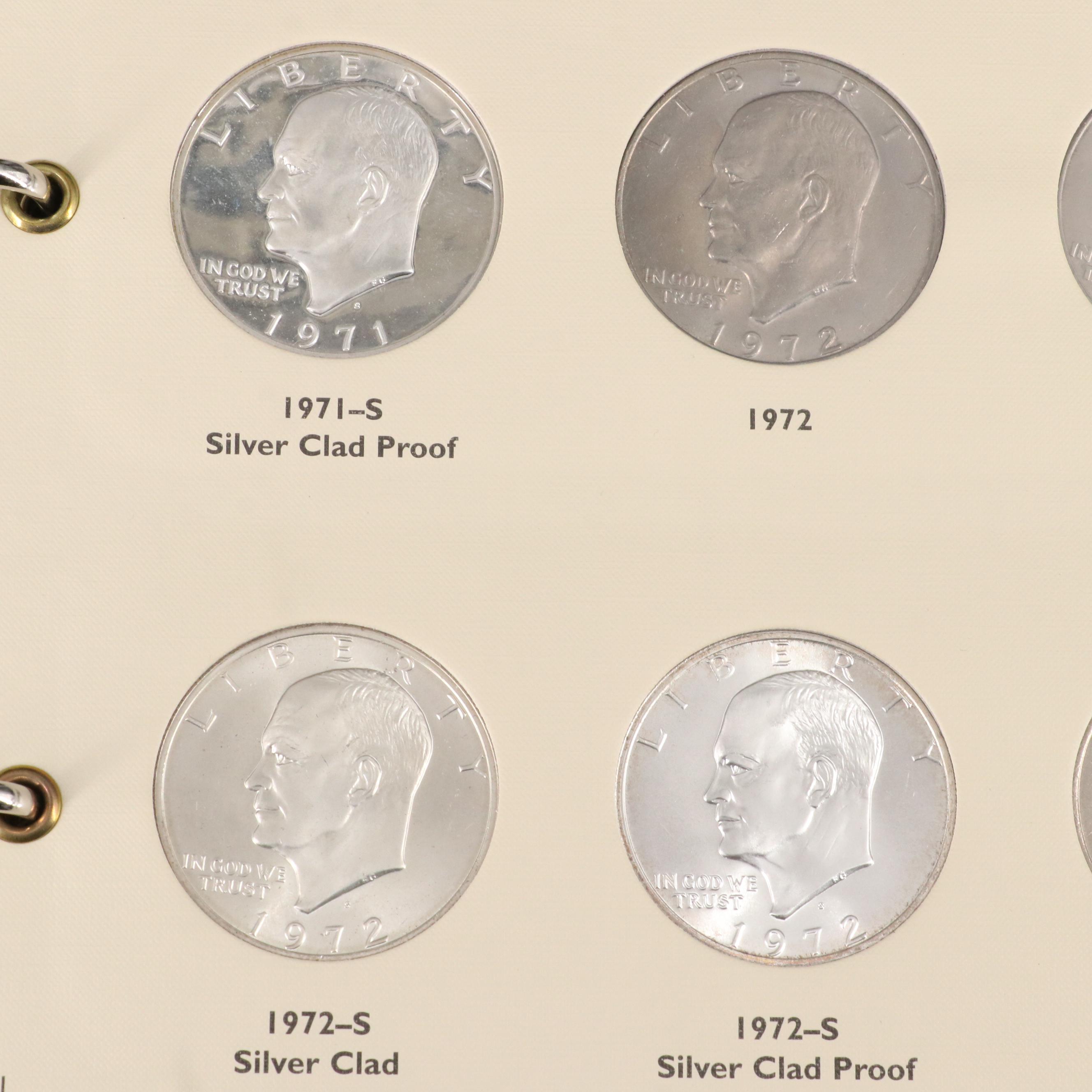 Complete Eisenhower Dollar Set, 1971-1978