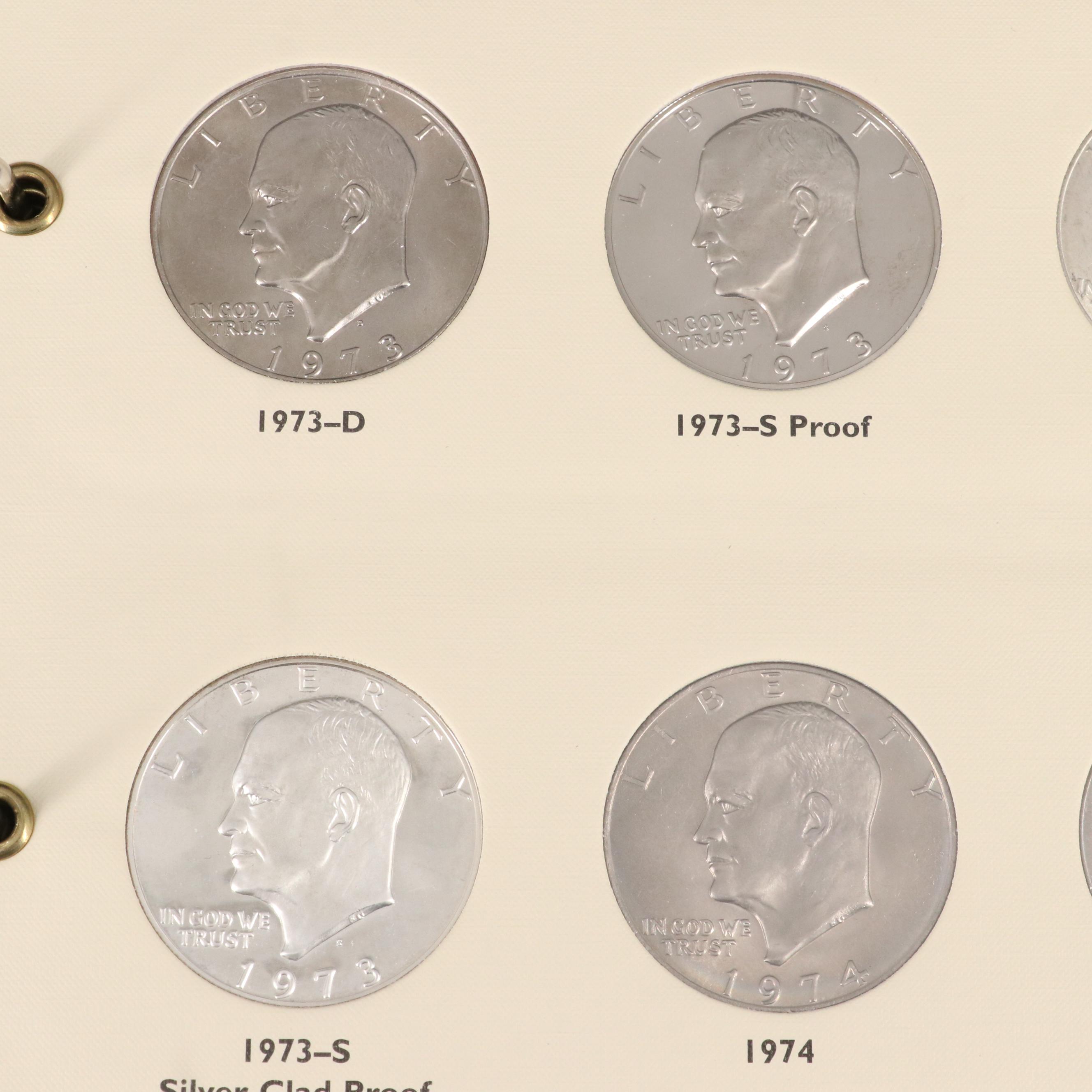 Complete Eisenhower Dollar Set, 1971-1978