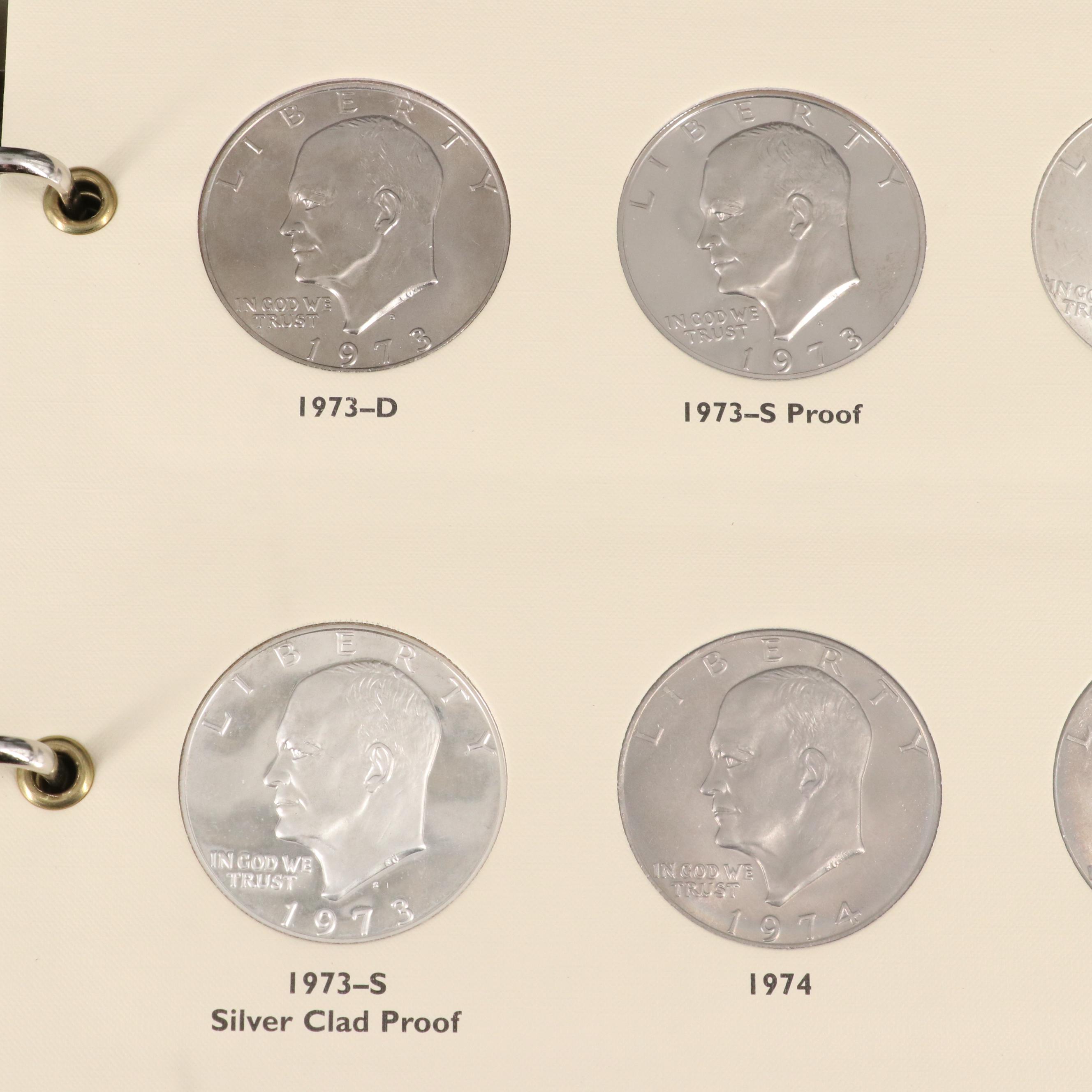 Complete Eisenhower Dollar Set, 1971-1978