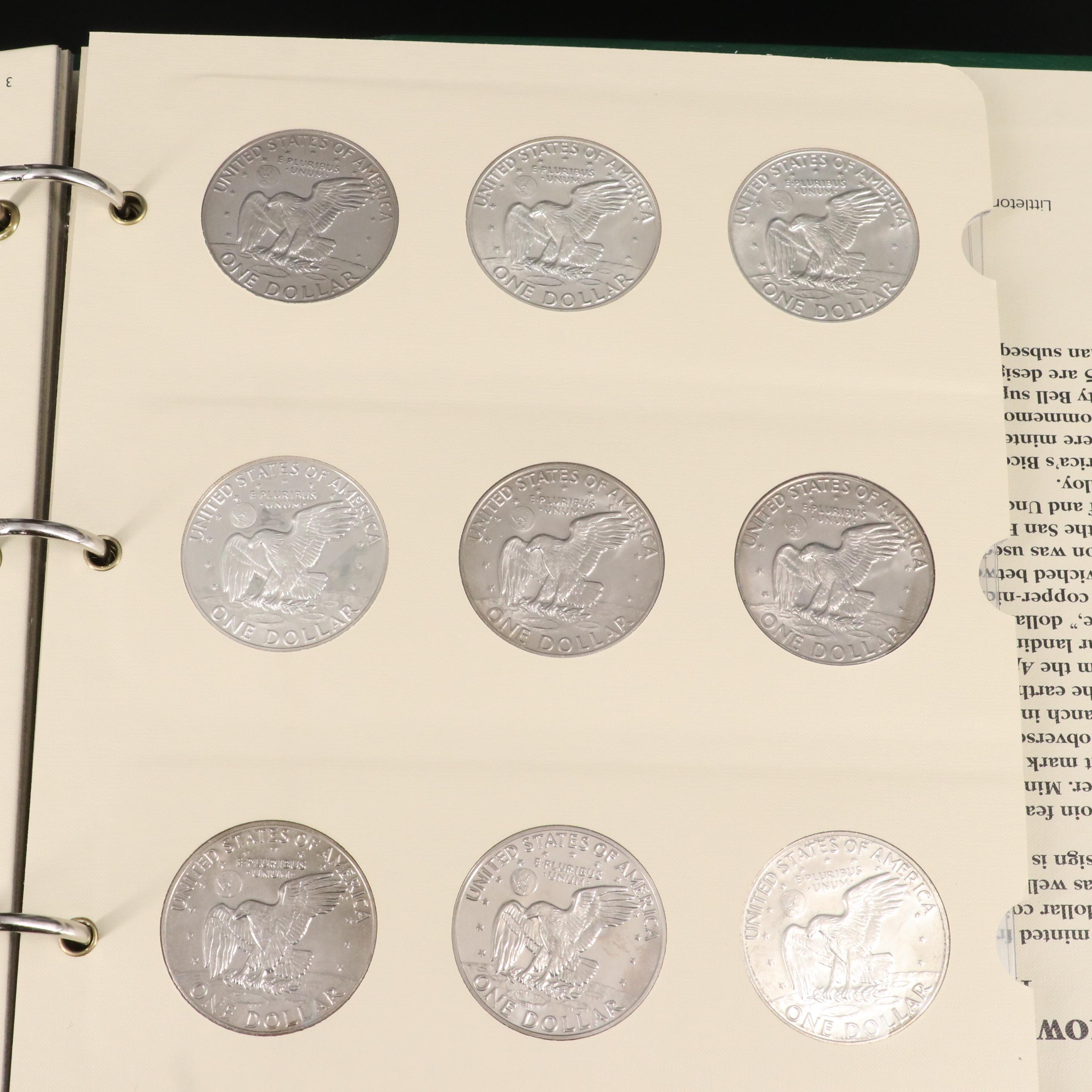 Complete Eisenhower Dollar Set, 1971-1978