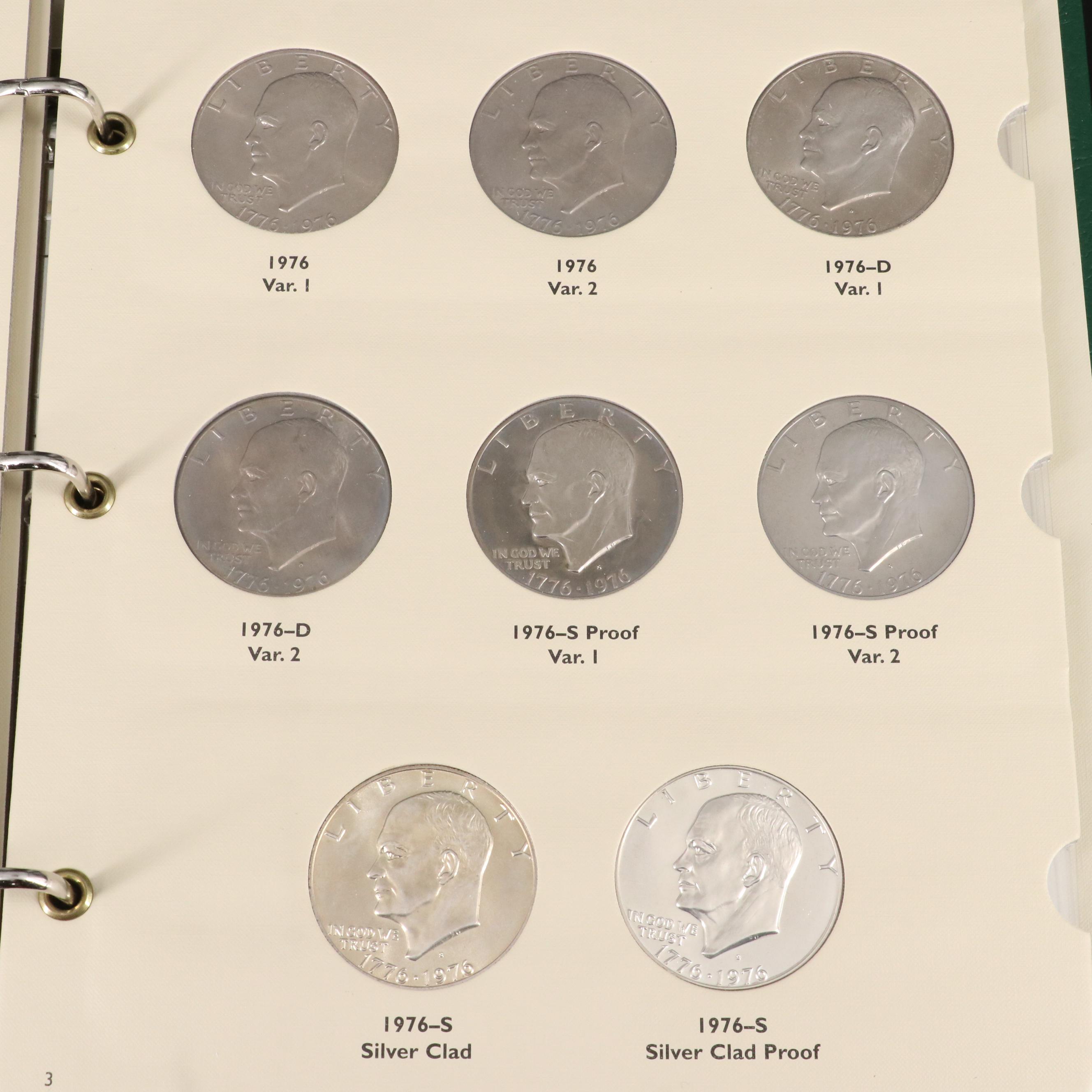 Complete Eisenhower Dollar Set, 1971-1978