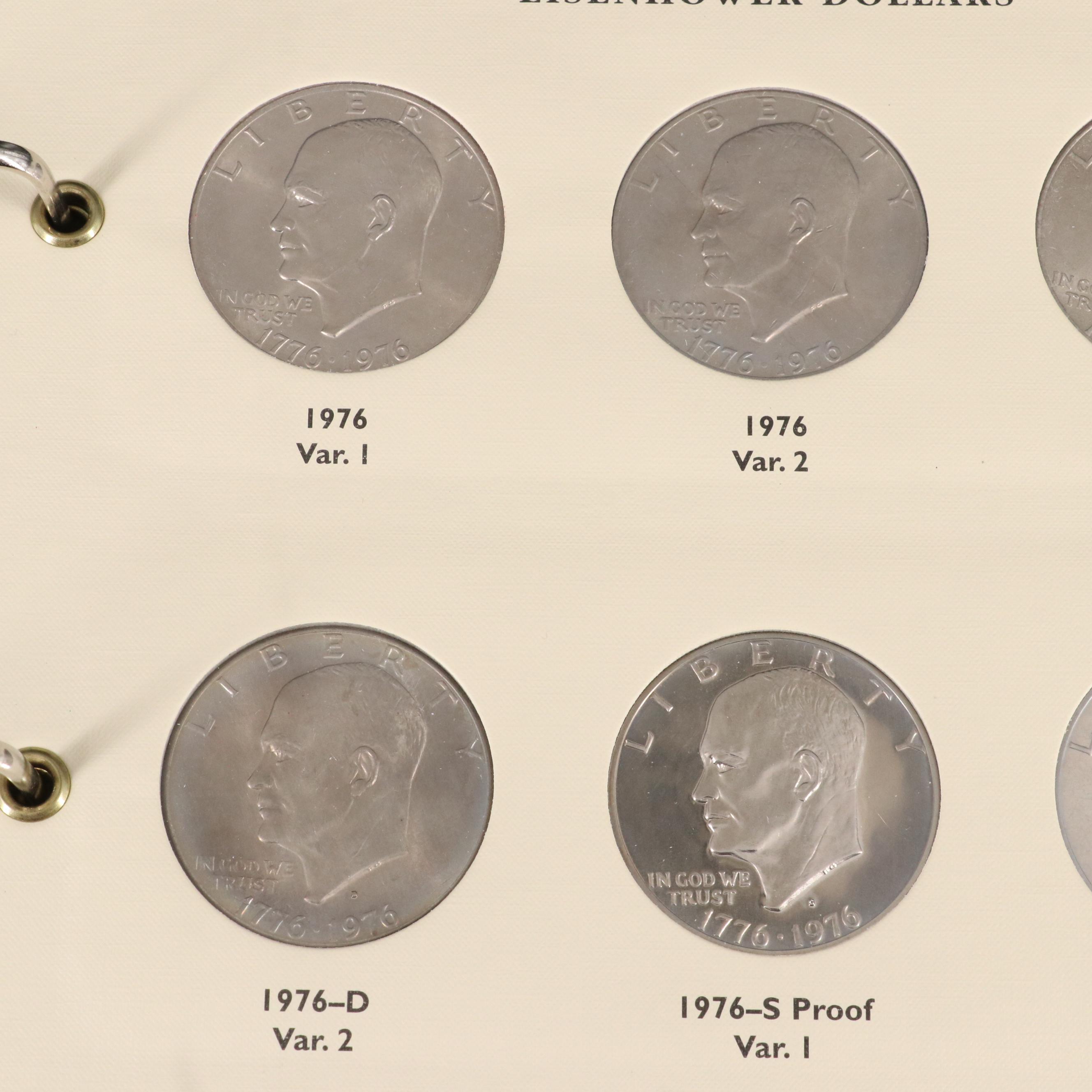 Complete Eisenhower Dollar Set, 1971-1978