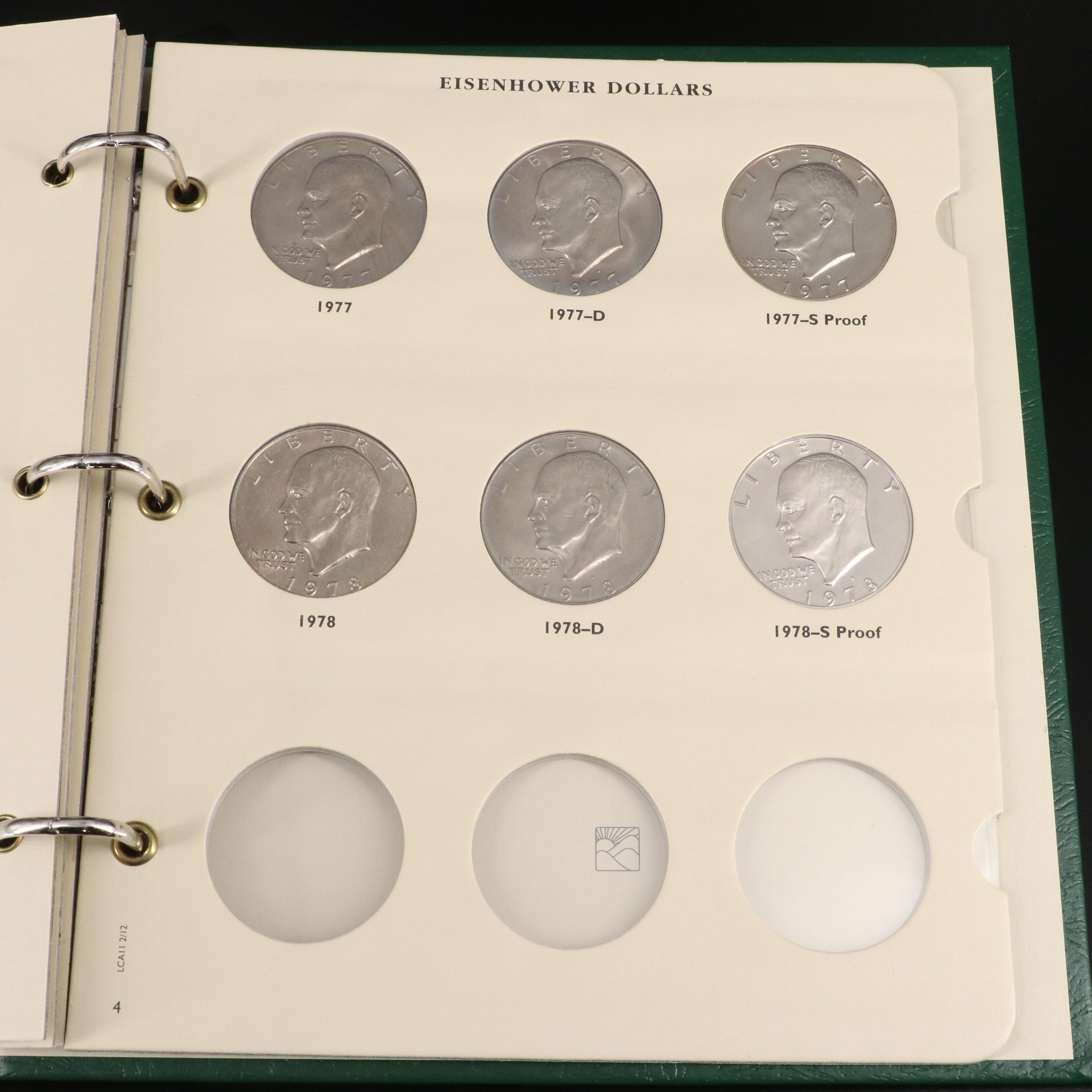 Complete Eisenhower Dollar Set, 1971-1978
