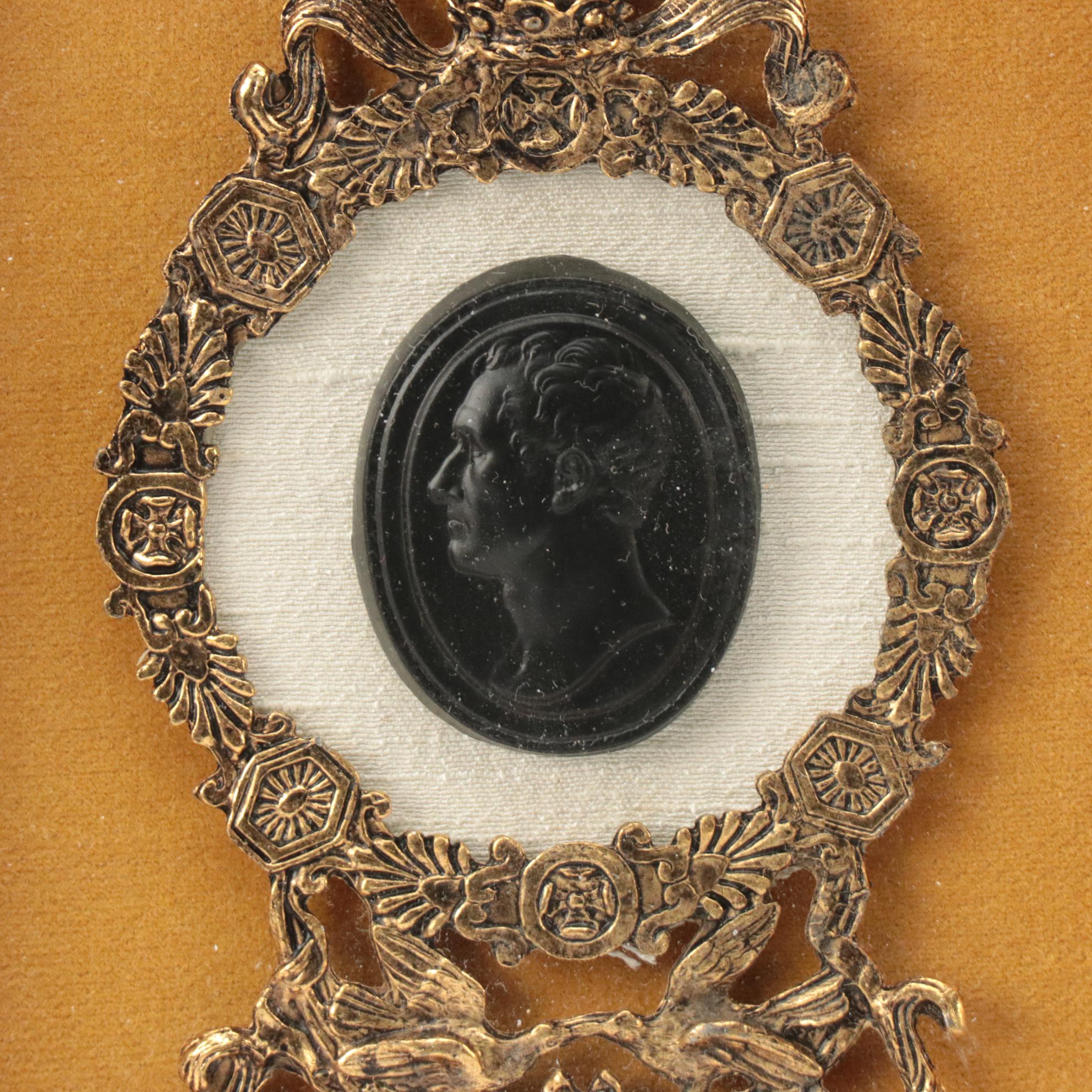 Grecian Urn Style Ceramic Planters with Leaf Motif Metal Clock and More