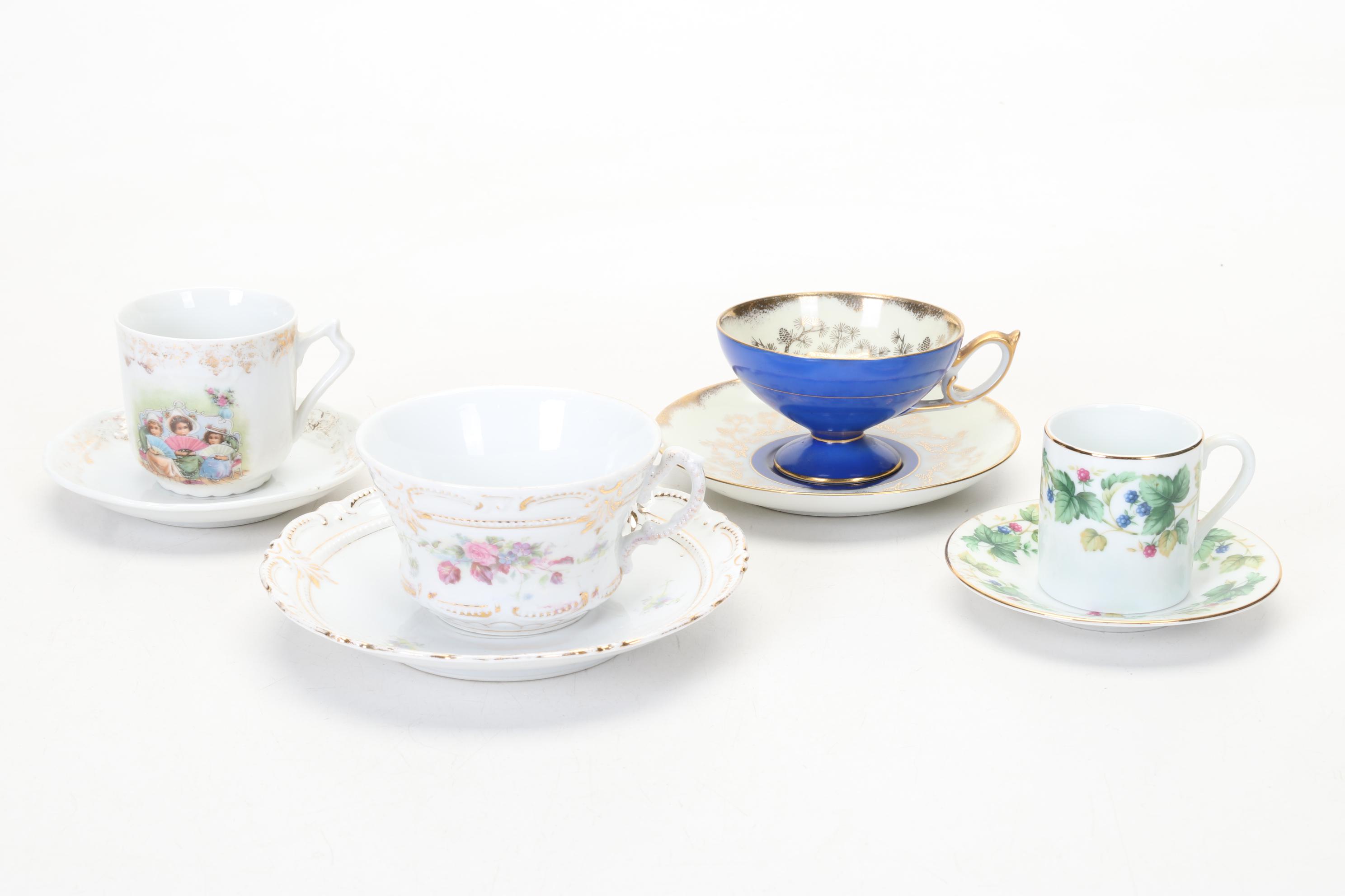 Cup and Saucer Collection, Late 20th Century EBTH
