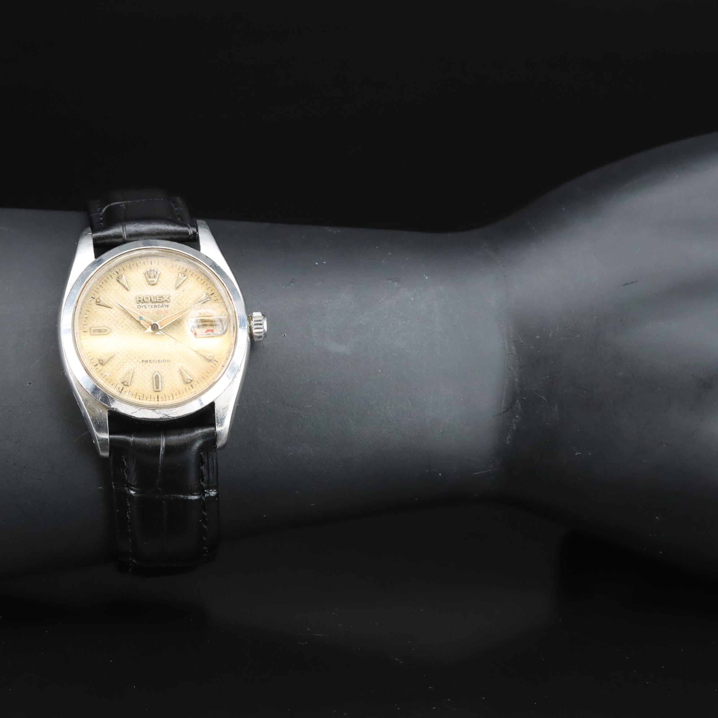 1954 Rolex Oysterdate Precision 50M = 165ft Watch