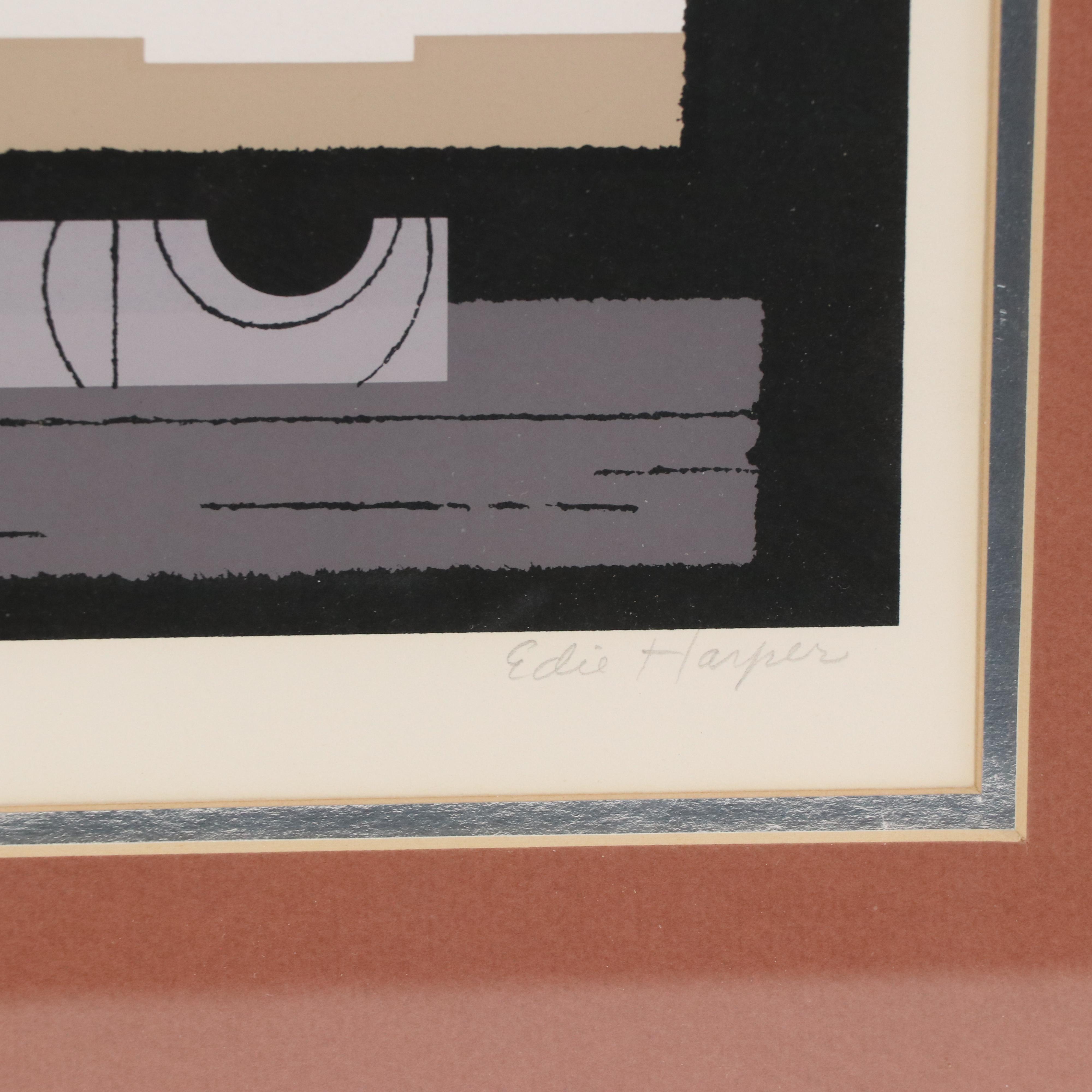 Edie Harper Serigraph "Sonrise"