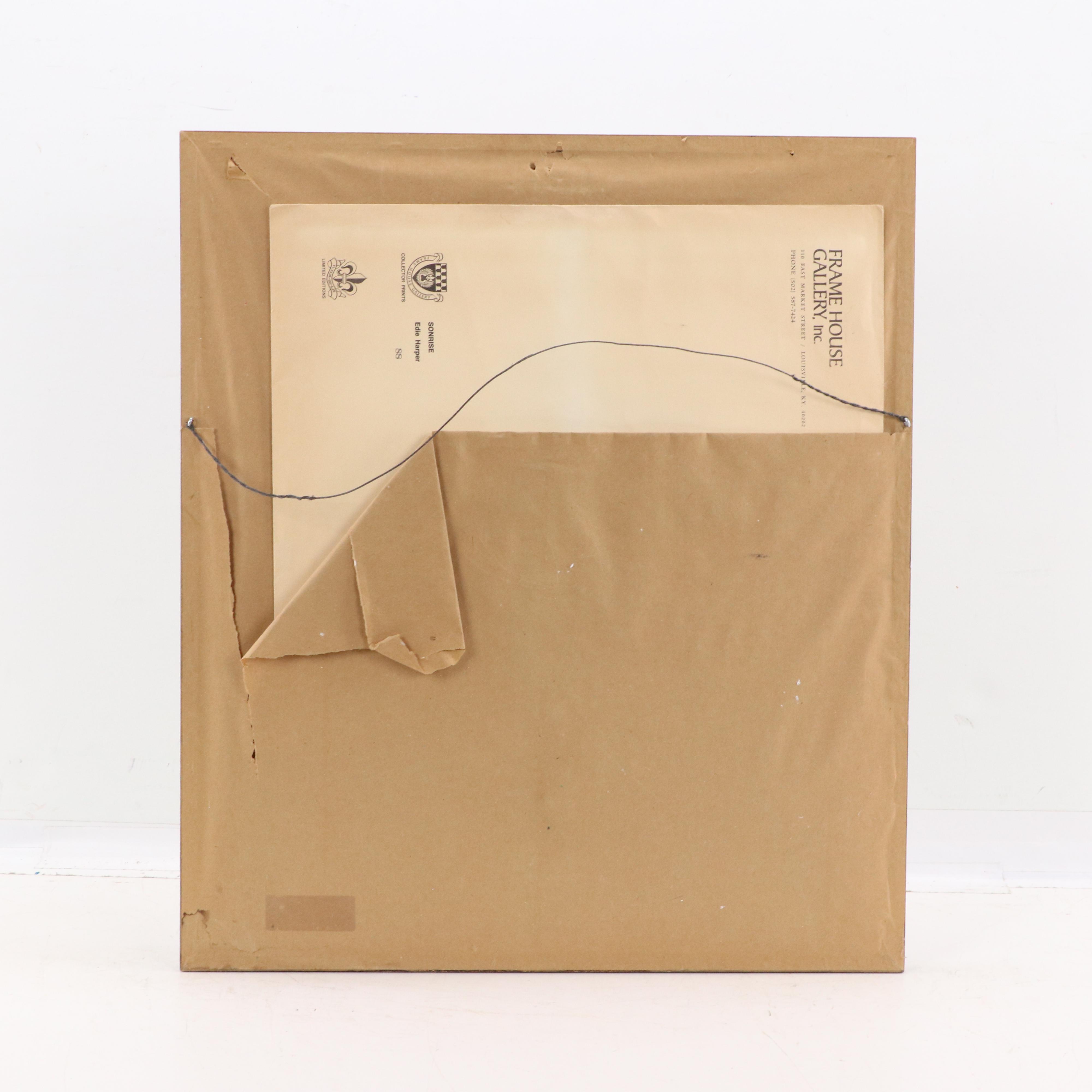 Edie Harper Serigraph "Sonrise"