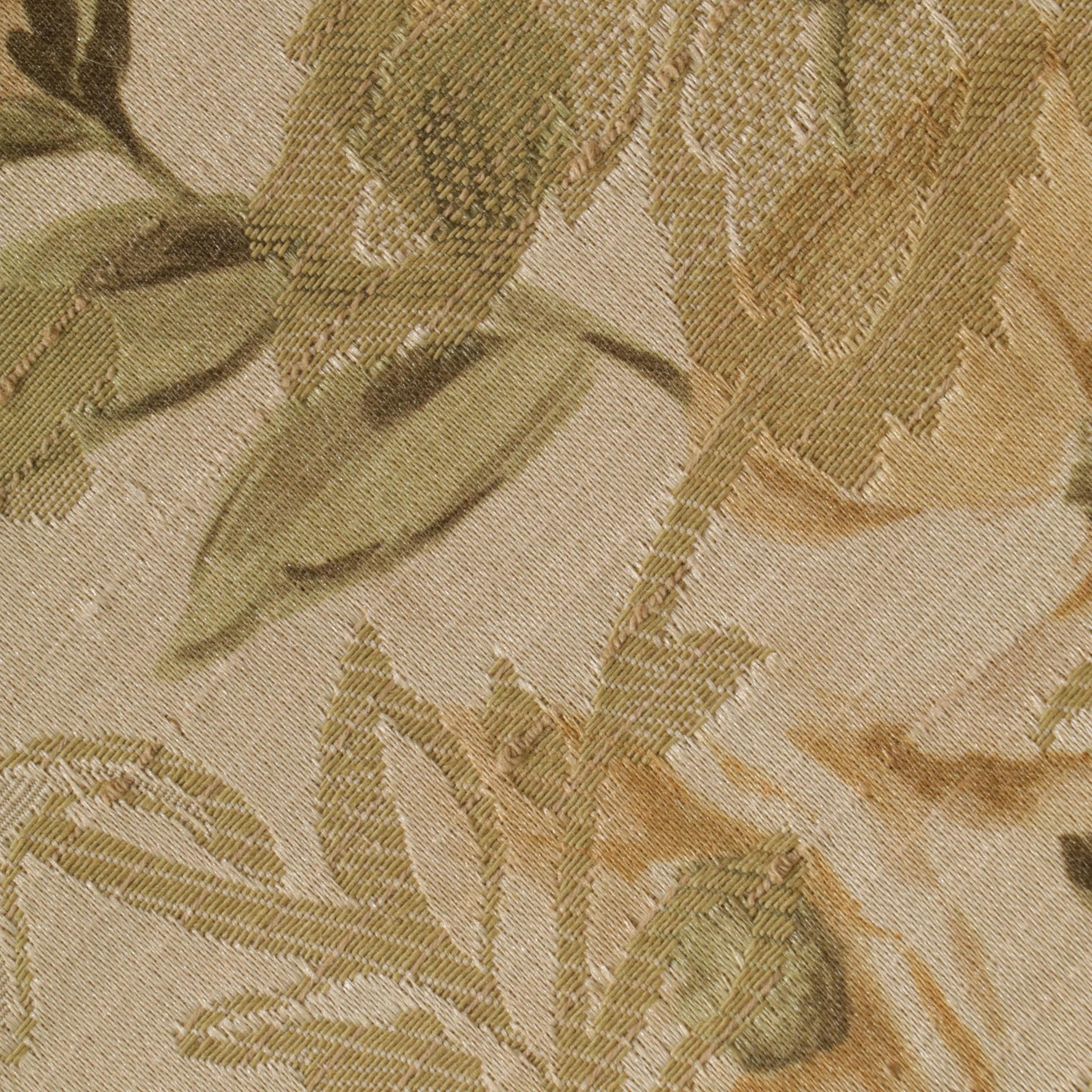 Regency Style Floral-Upholstered Loveseat