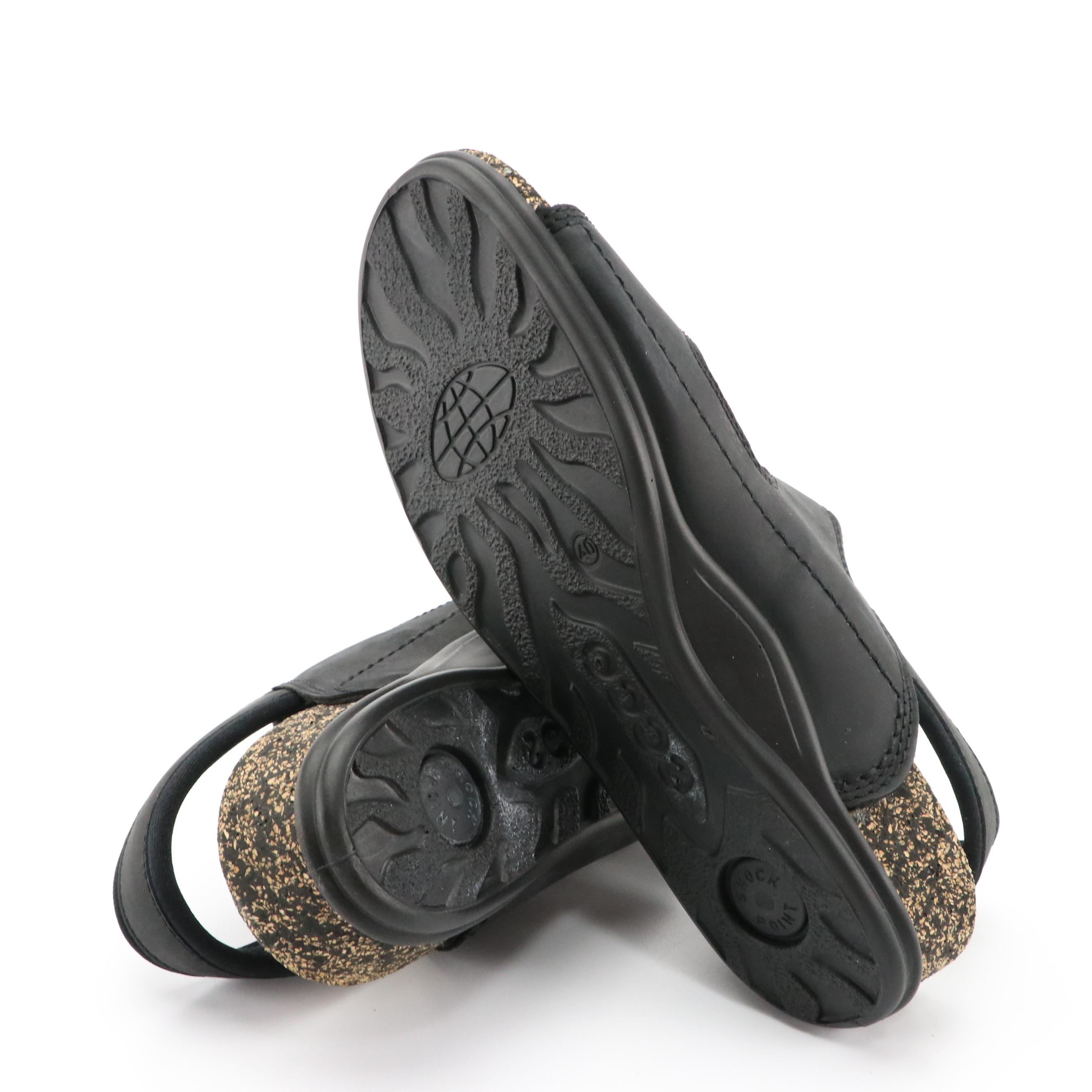 ECCO® Leather Cosmo II Sandals with Boxes