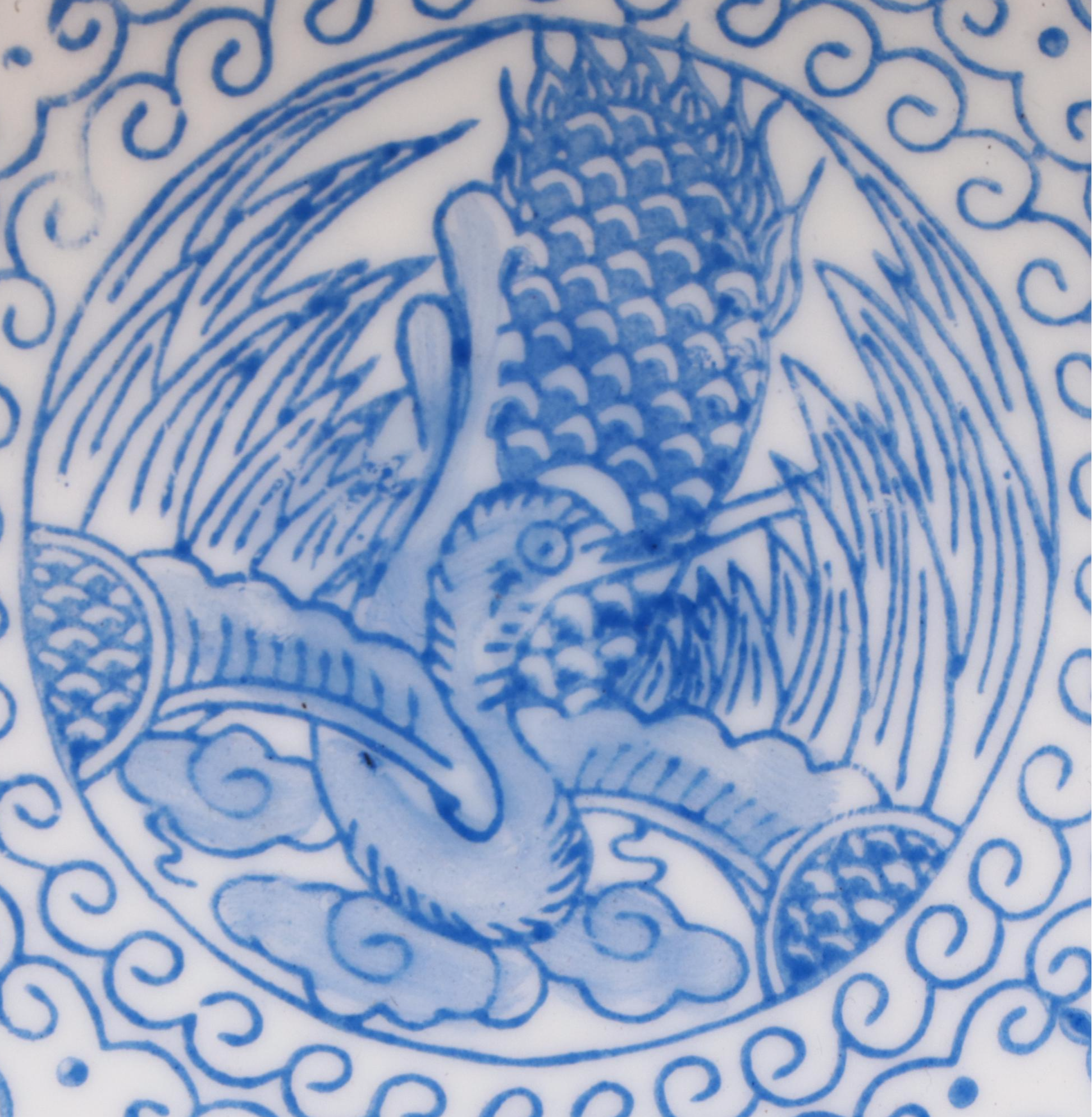 Chinese Eggshell Porcelain Bowl on Wooden Stand, 20th Century