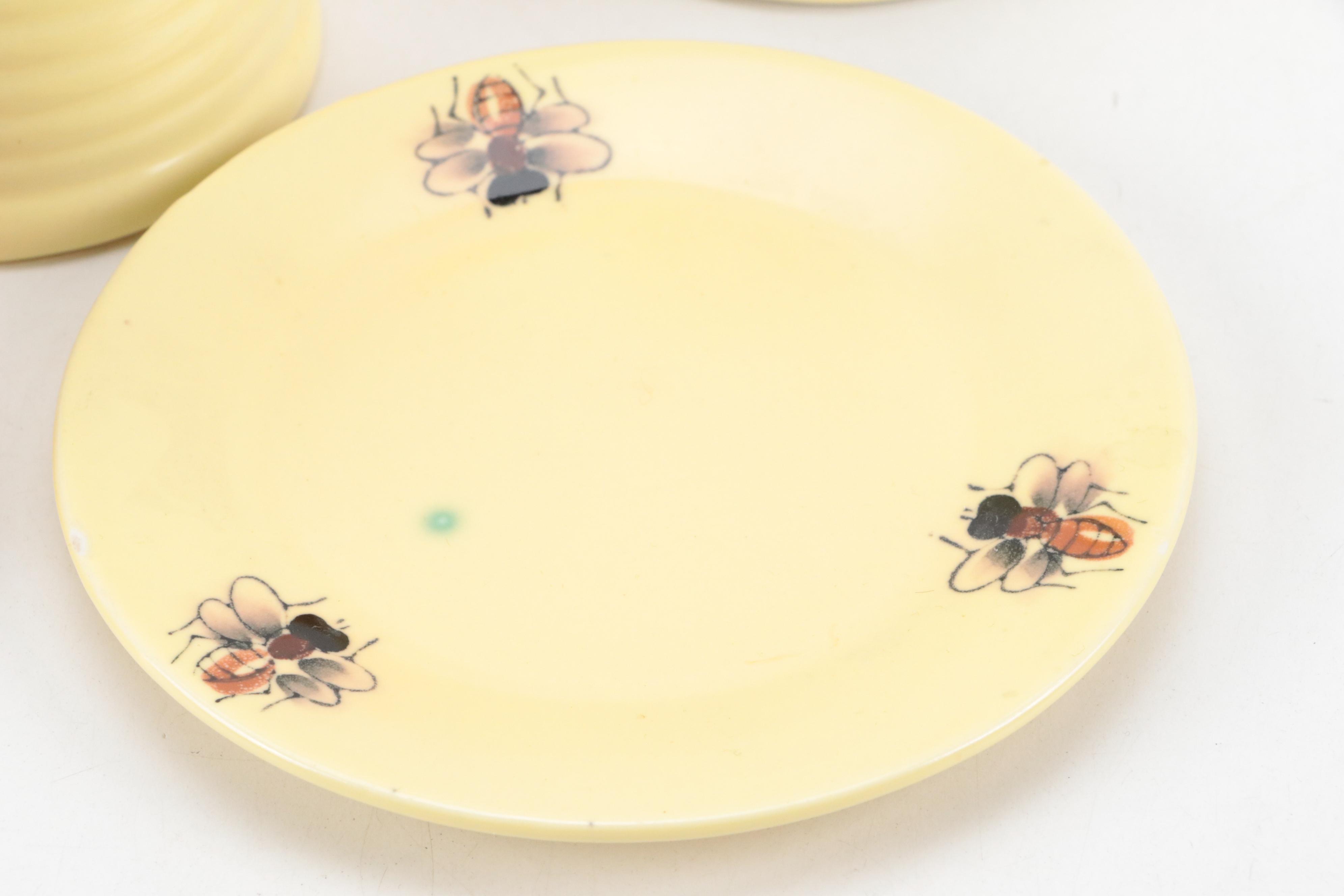 Beehive Honey Pots with Beeswax Candles