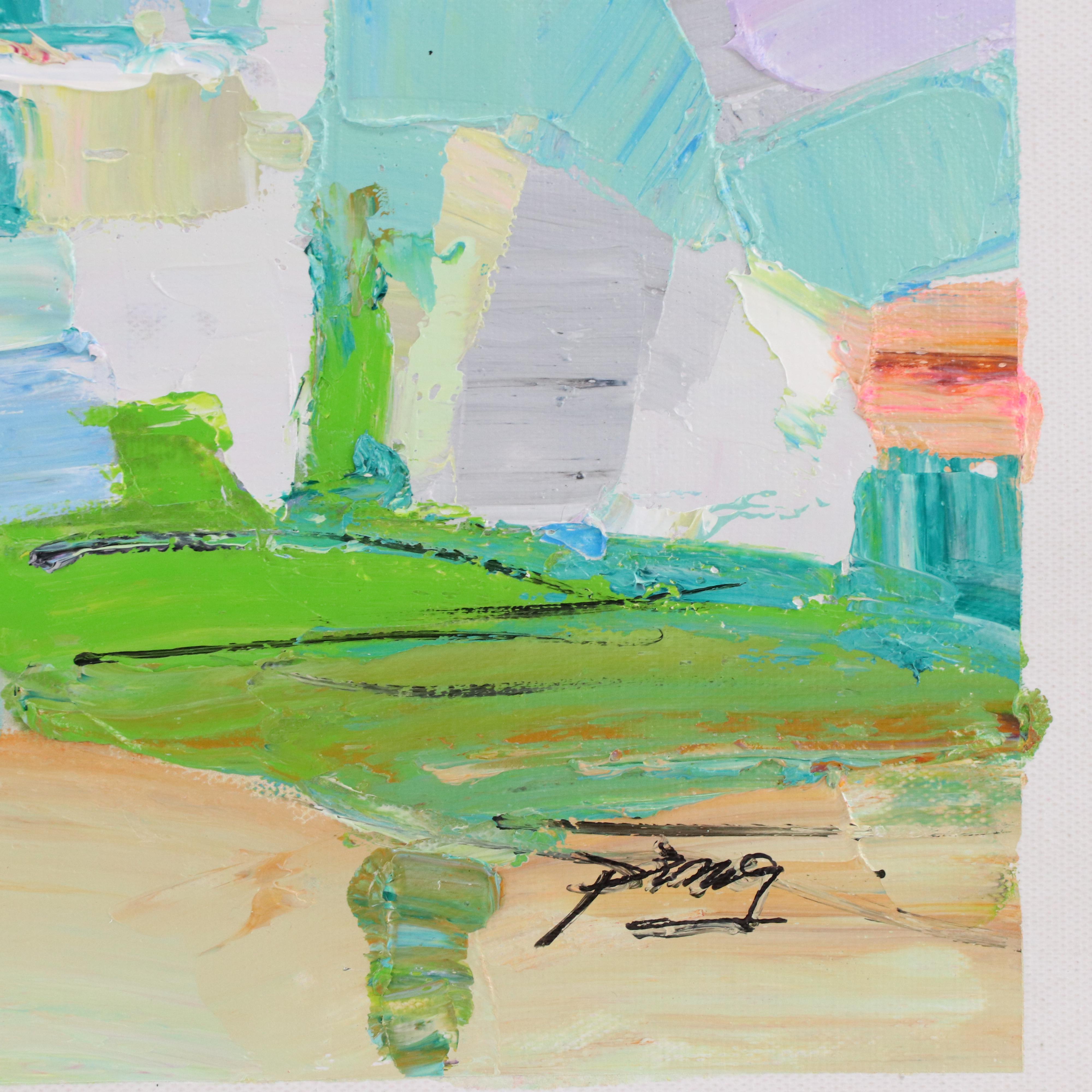 Ping Abstract Oil Painting, 21st Century